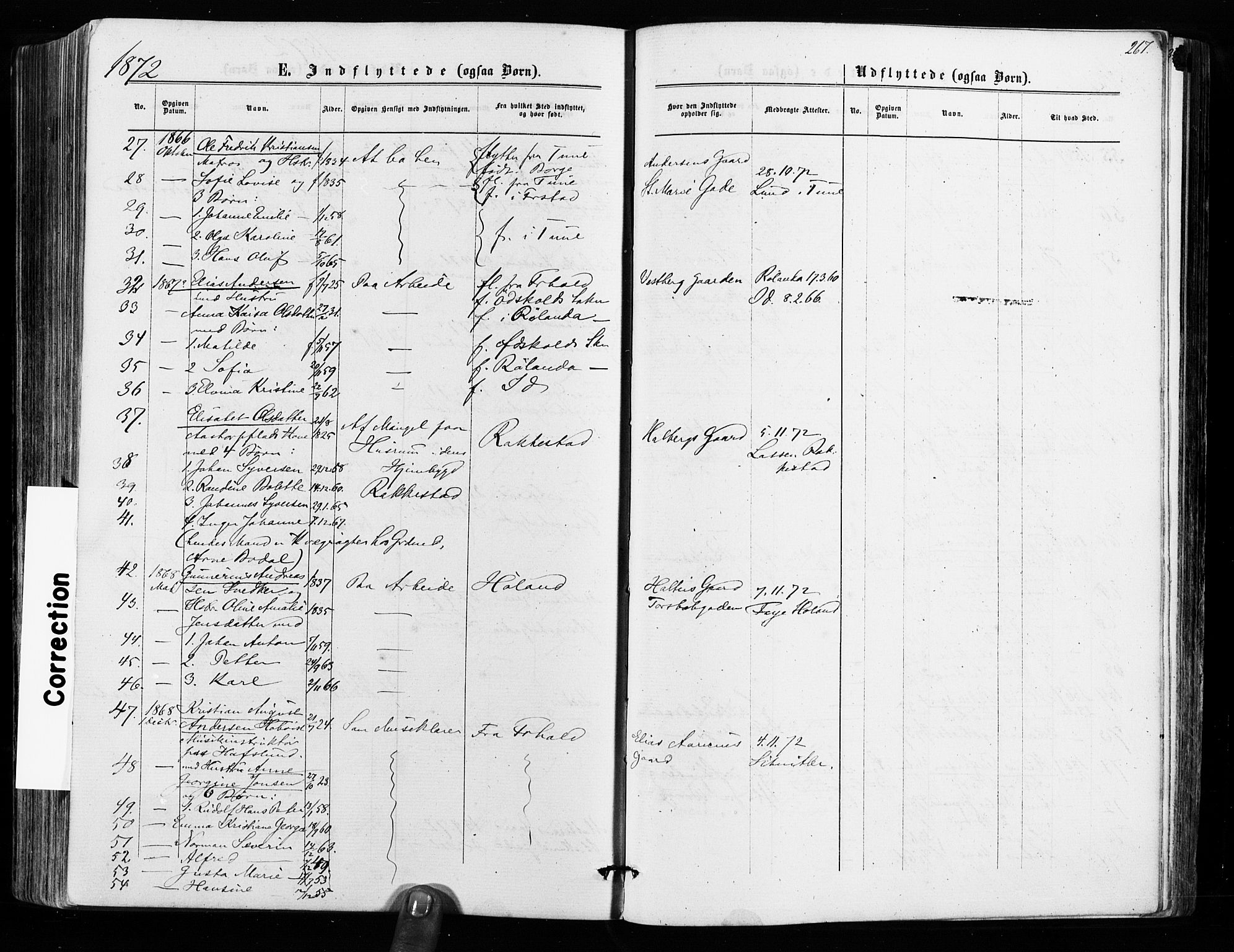 Sarpsborg prestekontor Kirkebøker, AV/SAO-A-2006/F/Fa/L0002: Parish register (official) no. 2, 1869-1877, p. 267