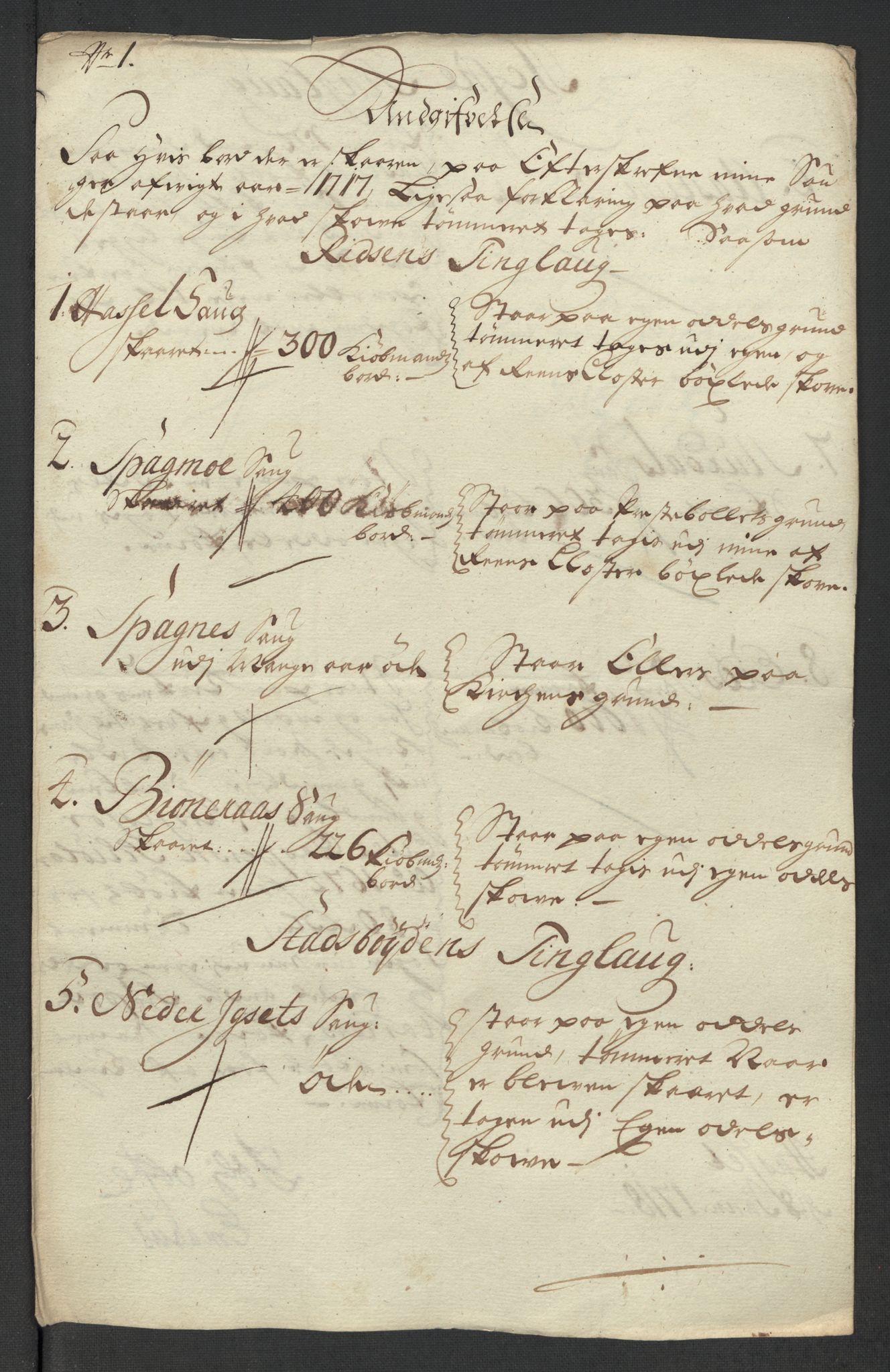 Rentekammeret inntil 1814, Reviderte regnskaper, Fogderegnskap, RA/EA-4092/R57/L3865: Fogderegnskap Fosen, 1717, p. 123