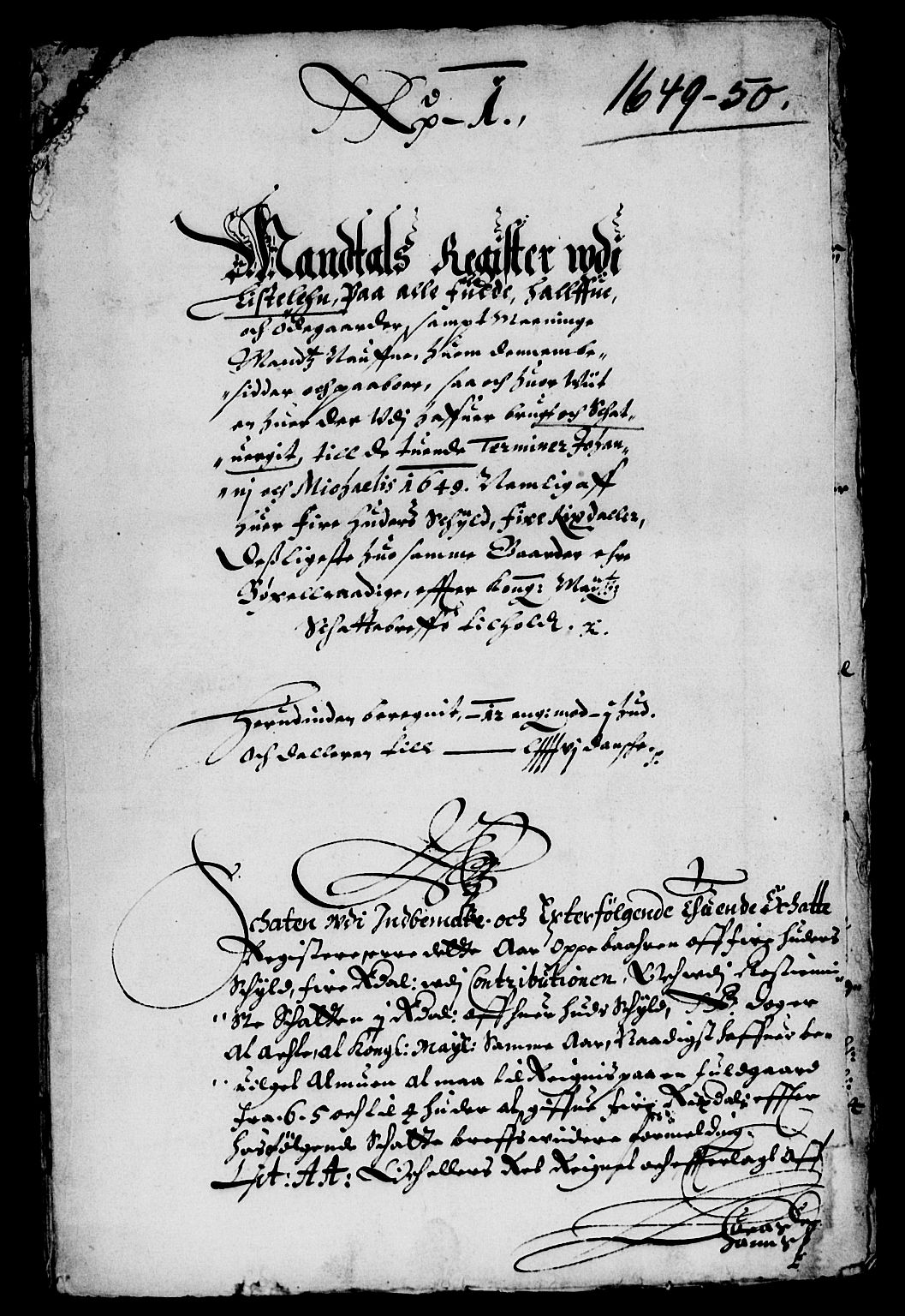 Rentekammeret inntil 1814, Reviderte regnskaper, Lensregnskaper, RA/EA-5023/R/Rb/Rbr/L0018: Lista len, 1648-1651