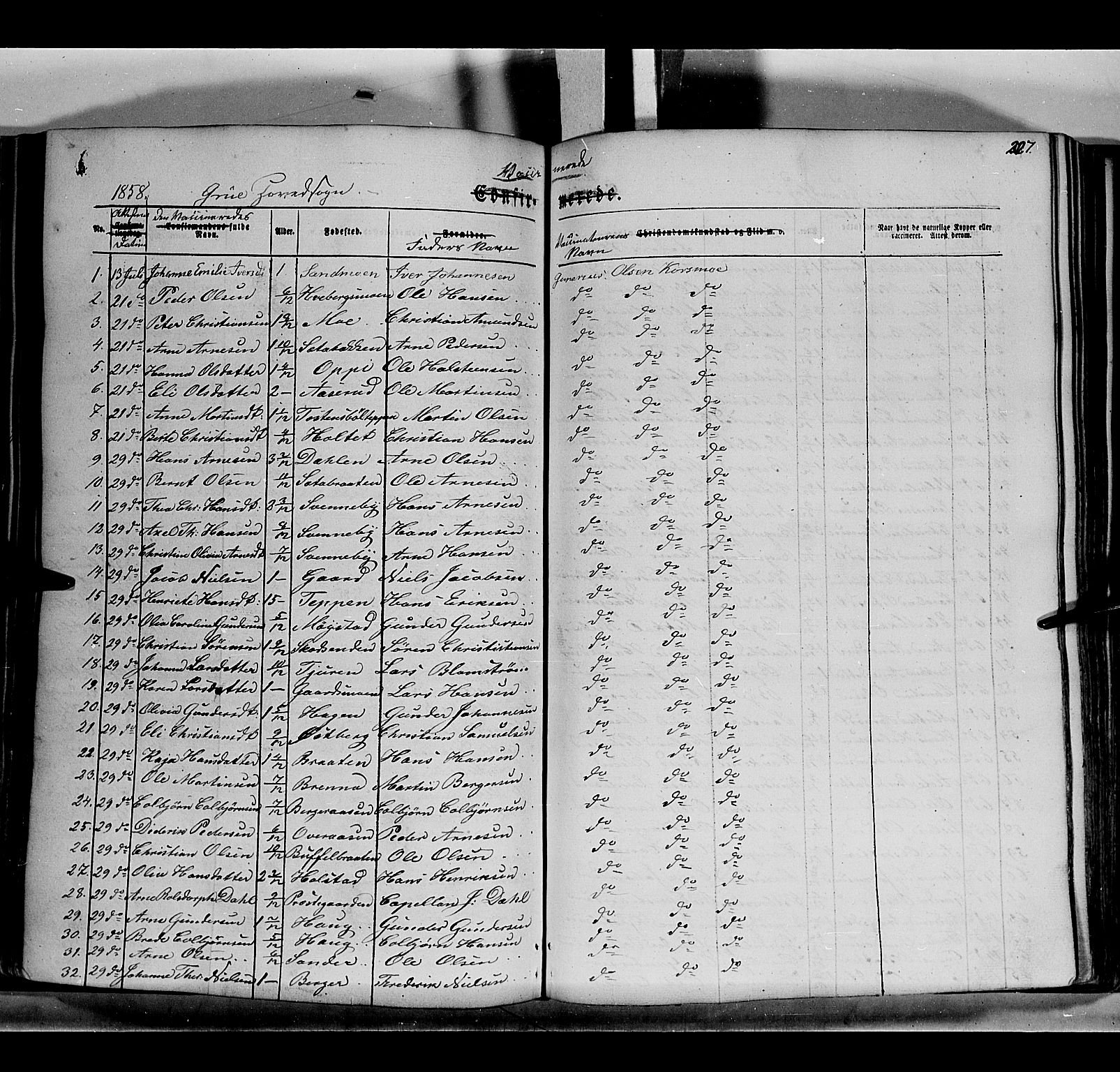 Grue prestekontor, AV/SAH-PREST-036/H/Ha/Haa/L0008: Parish register (official) no. 8, 1847-1858, p. 227