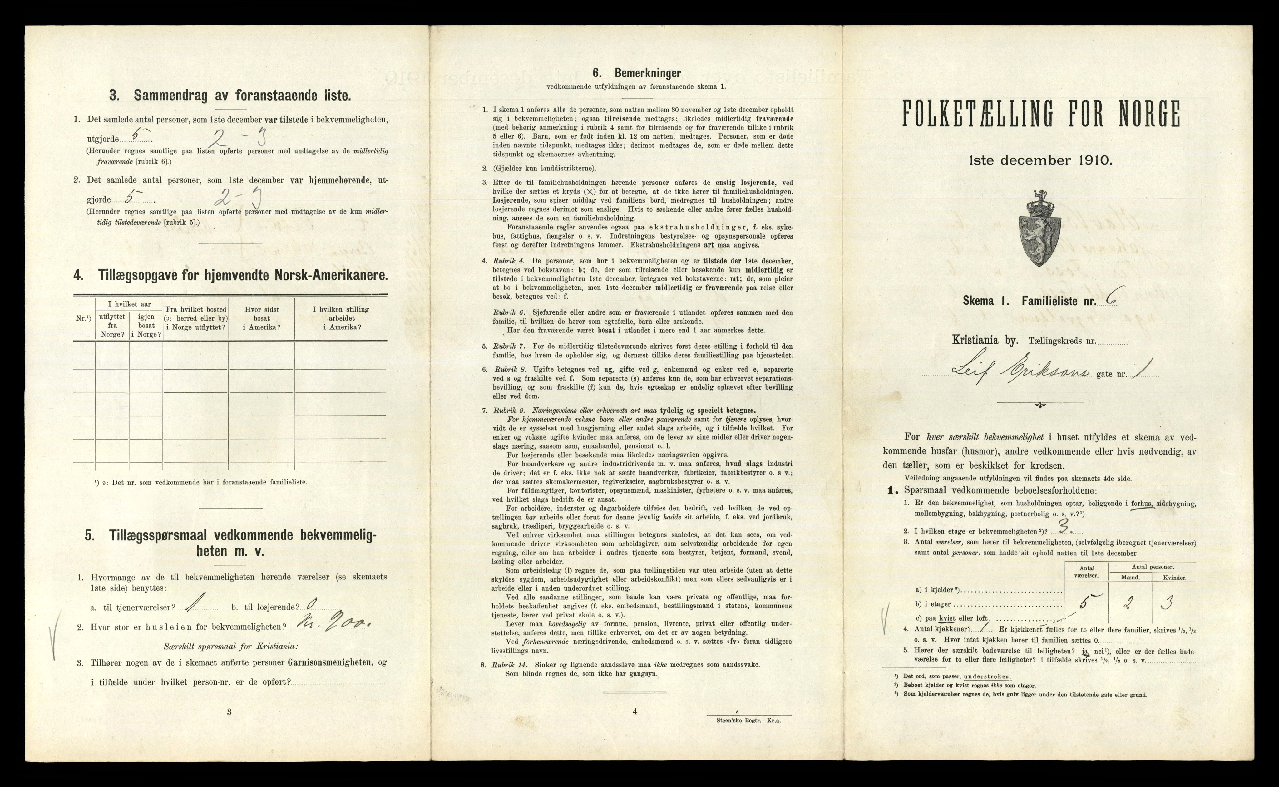 RA, 1910 census for Kristiania, 1910, p. 56251