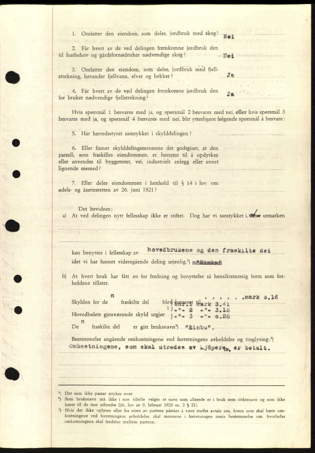 Nordfjord sorenskriveri, SAB/A-2801/02/02b/02bj/L0007: Mortgage book no. A7, 1941-1943, Diary no: : 1428/1942