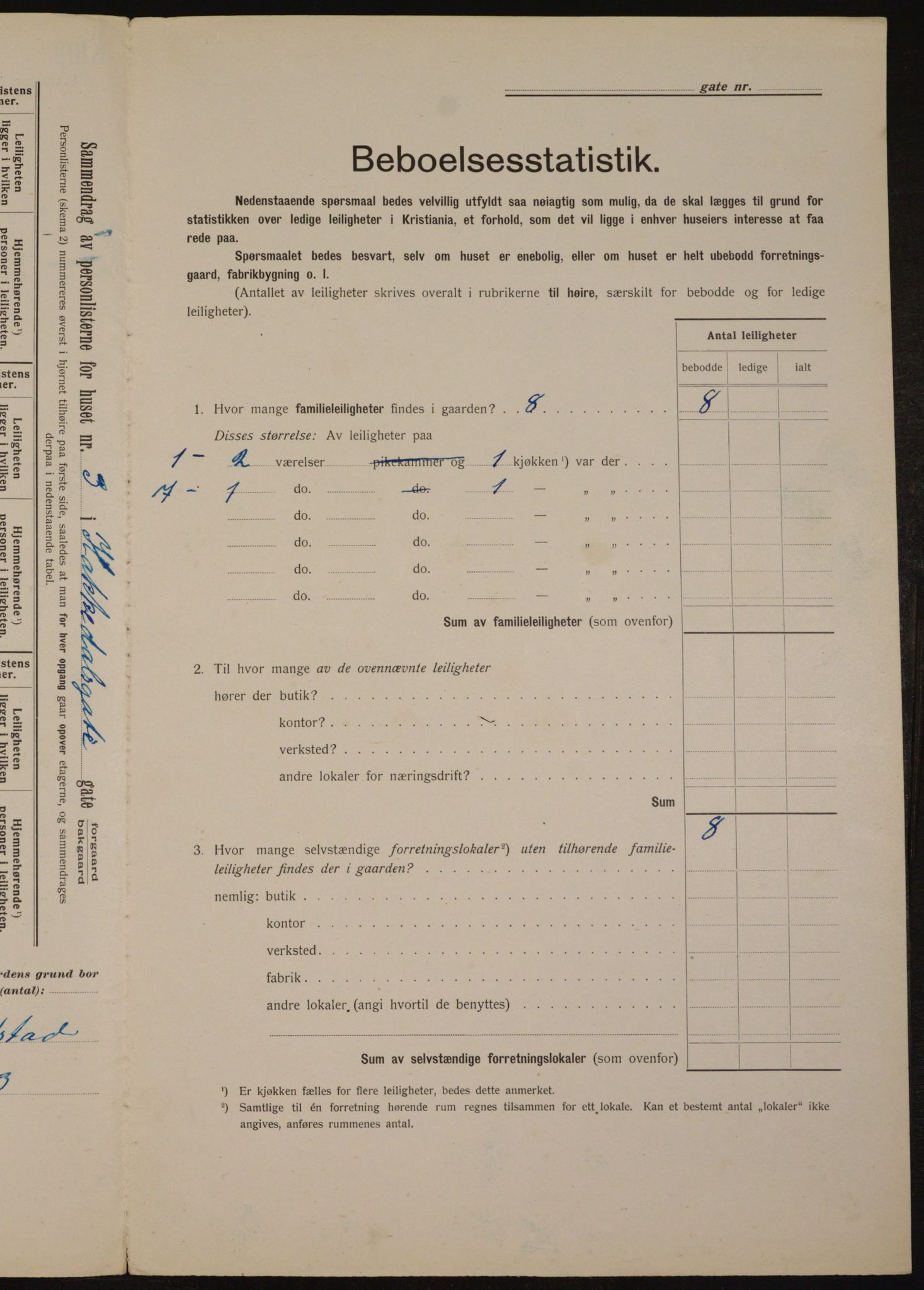 OBA, Municipal Census 1912 for Kristiania, 1912, p. 34035