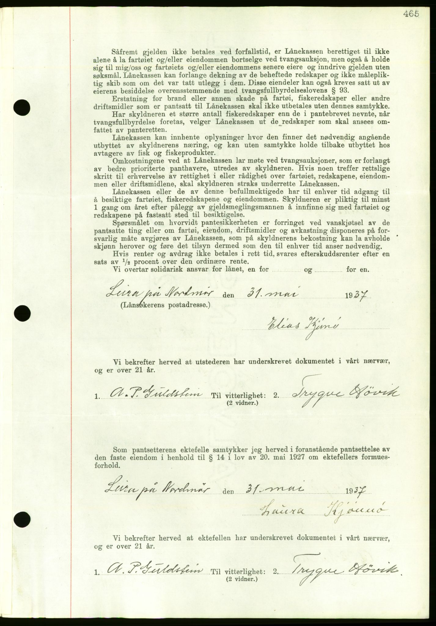 Nordmøre sorenskriveri, AV/SAT-A-4132/1/2/2Ca/L0091: Mortgage book no. B81, 1937-1937, Diary no: : 1513/1937