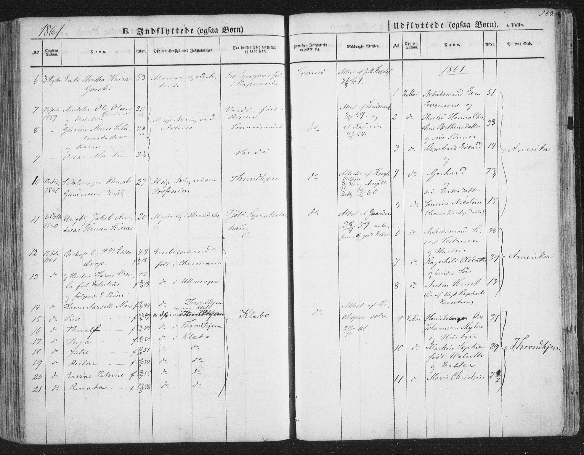 Tromsø sokneprestkontor/stiftsprosti/domprosti, AV/SATØ-S-1343/G/Ga/L0011kirke: Parish register (official) no. 11, 1856-1865, p. 263