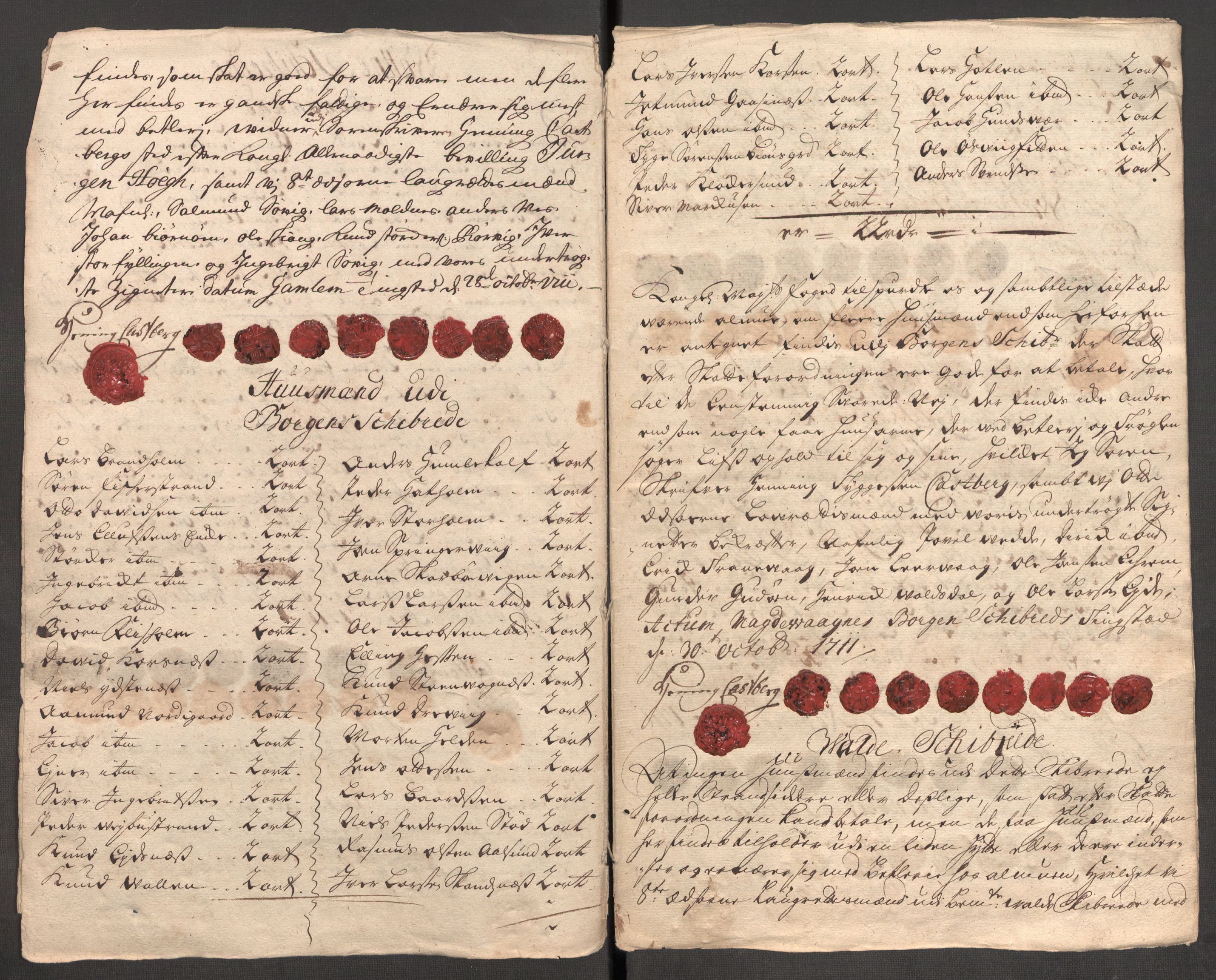 Rentekammeret inntil 1814, Reviderte regnskaper, Fogderegnskap, AV/RA-EA-4092/R54/L3564: Fogderegnskap Sunnmøre, 1711, p. 138