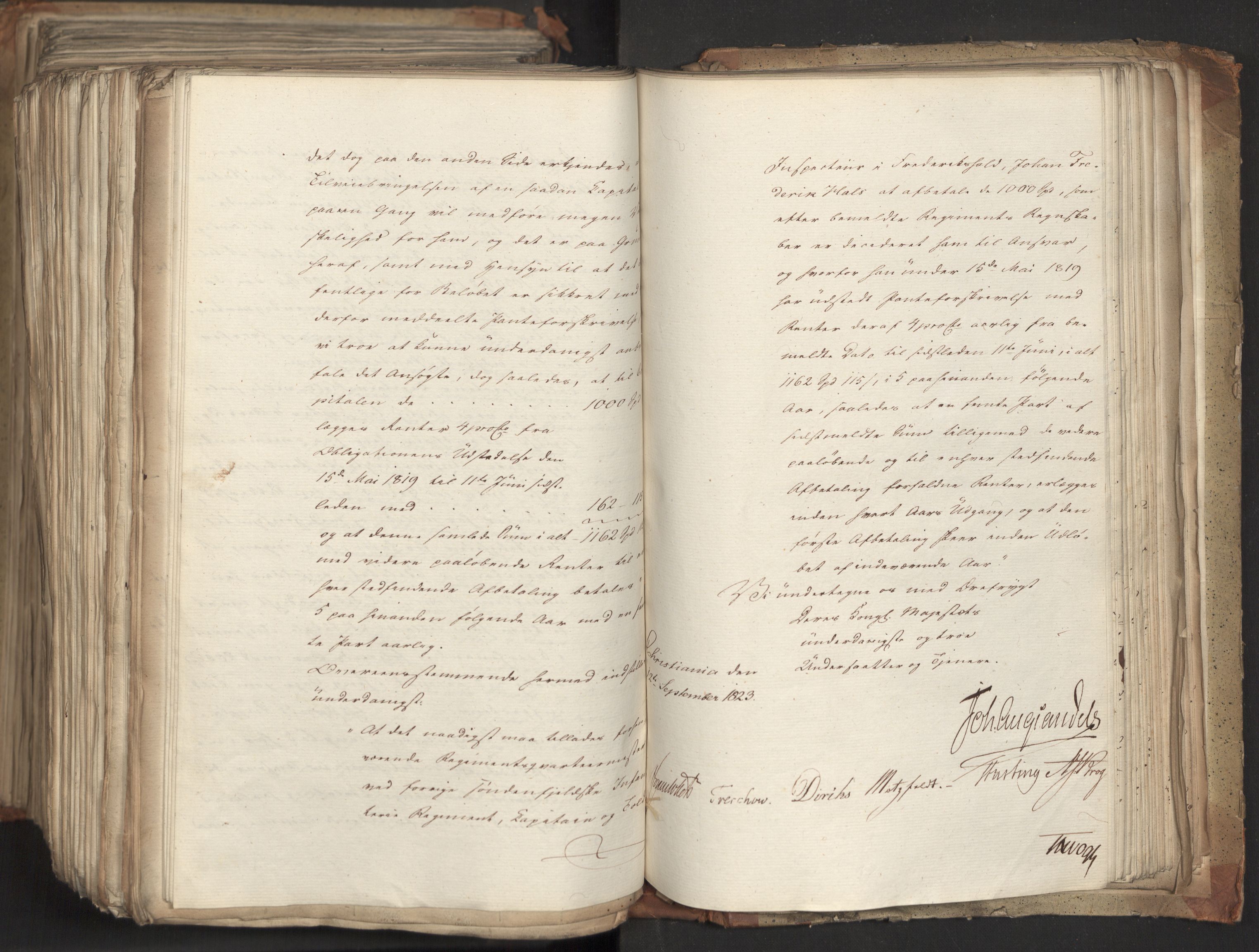 Statsrådsavdelingen i Stockholm, AV/RA-S-1003/D/Da/L0035: Regjeringsinnstillinger nr. 541-840, 1823, p. 665