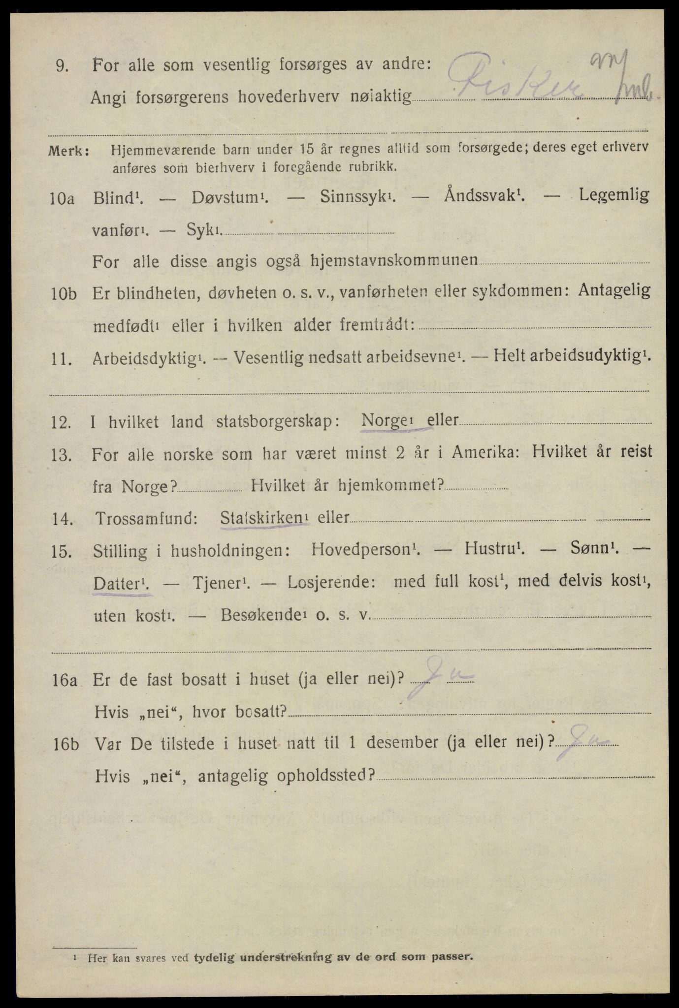 SAO, 1920 census for Asker, 1920, p. 11381