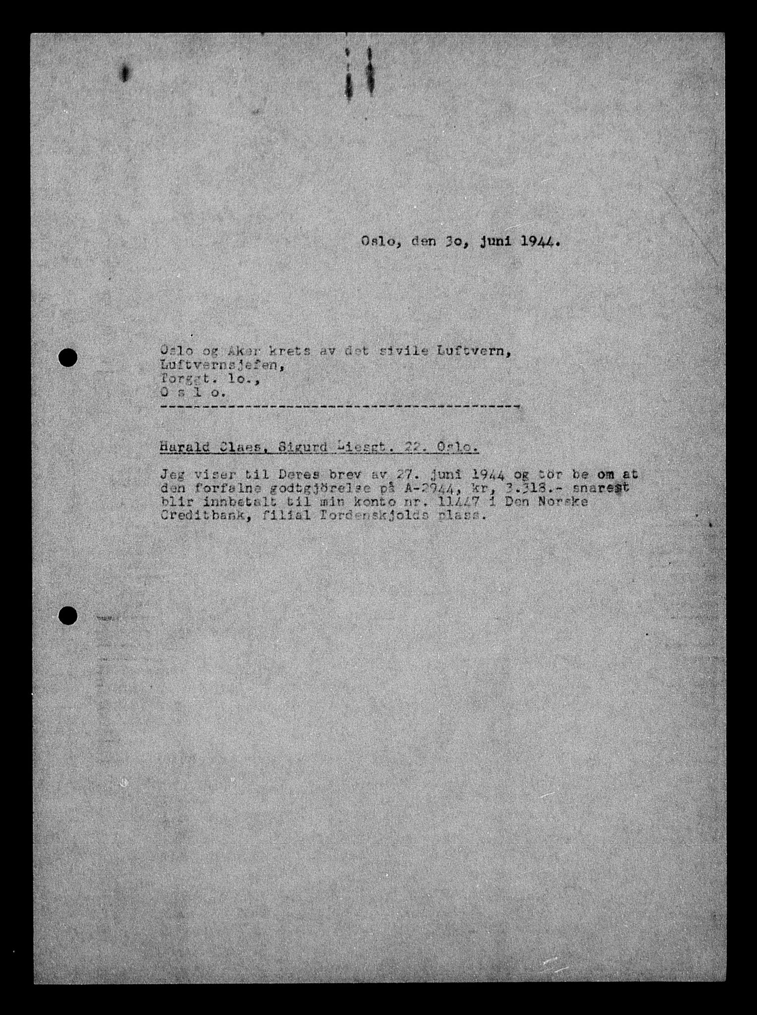 Justisdepartementet, Tilbakeføringskontoret for inndratte formuer, AV/RA-S-1564/H/Hc/Hcc/L0928: --, 1945-1947, p. 298