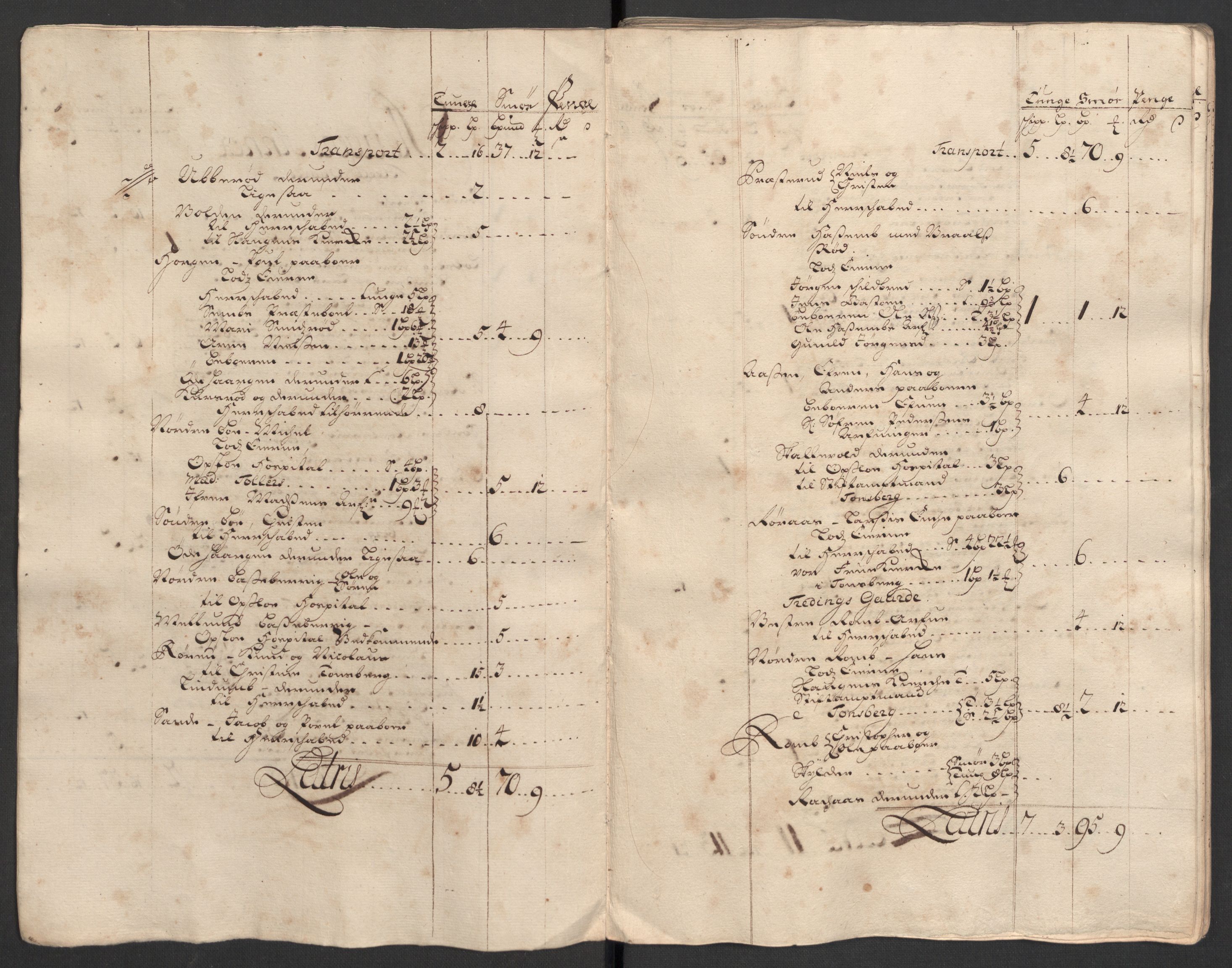 Rentekammeret inntil 1814, Reviderte regnskaper, Fogderegnskap, RA/EA-4092/R32/L1874: Fogderegnskap Jarlsberg grevskap, 1709, p. 25