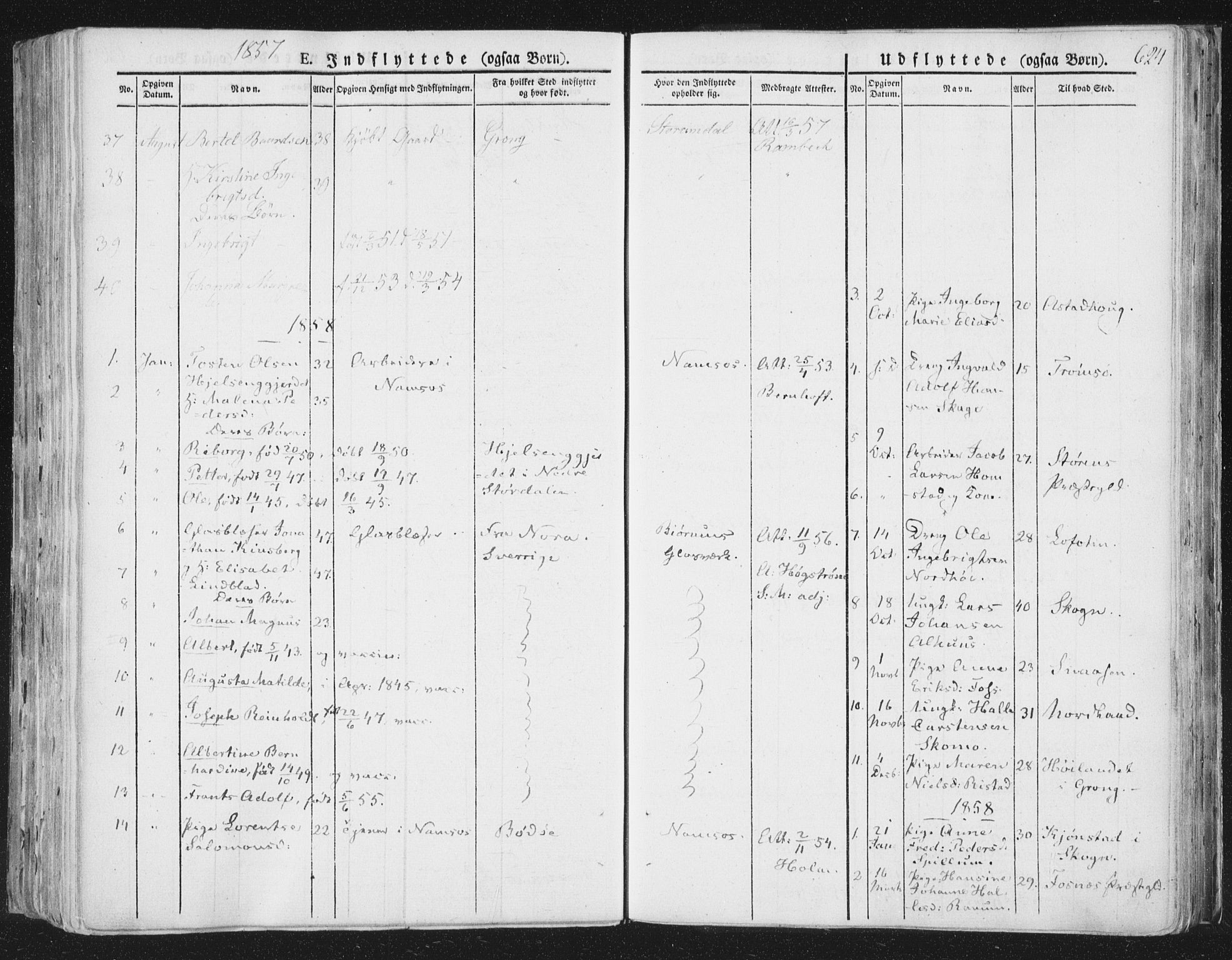 Ministerialprotokoller, klokkerbøker og fødselsregistre - Nord-Trøndelag, SAT/A-1458/764/L0552: Parish register (official) no. 764A07b, 1824-1865, p. 624