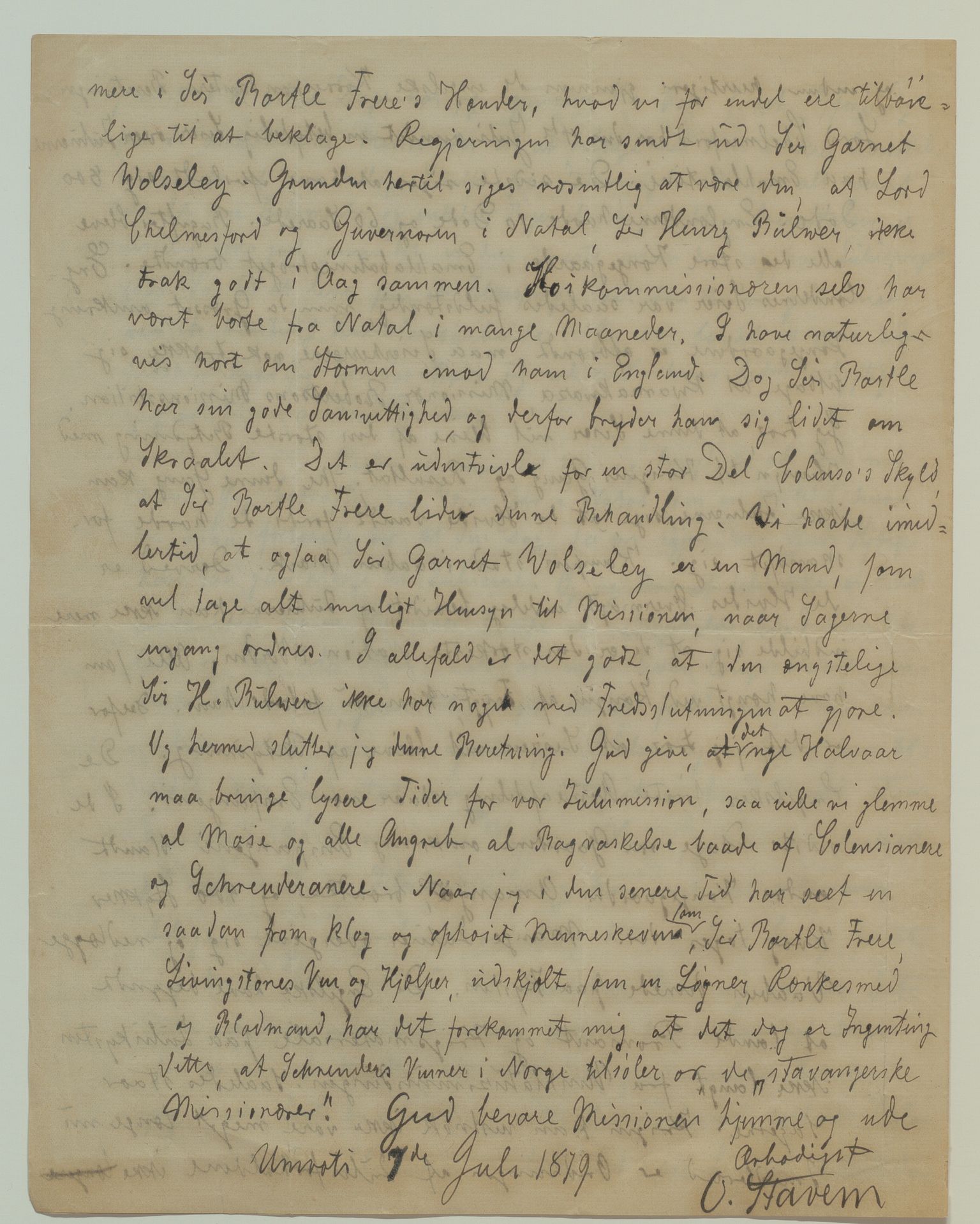 Det Norske Misjonsselskap - hovedadministrasjonen, VID/MA-A-1045/D/Da/Daa/L0035/0008: Konferansereferat og årsberetninger / Konferansereferat fra Sør-Afrika., 1879