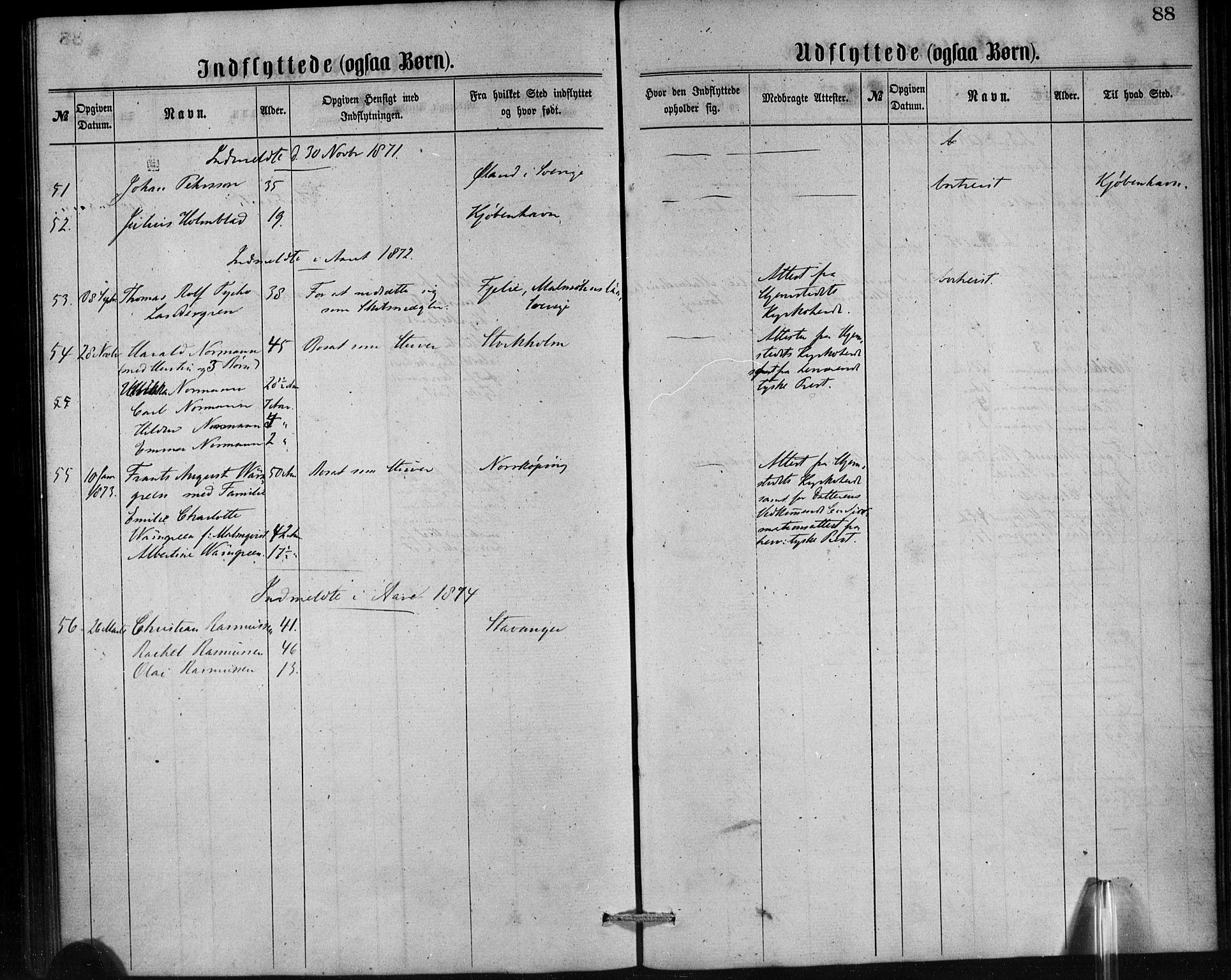 Den norske sjømannsmisjon i utlandet/Antwerpen, SAB/SAB/PA-0105/H/Ha/L0001: Parish register (official) no. A 1, 1865-1887, p. 88