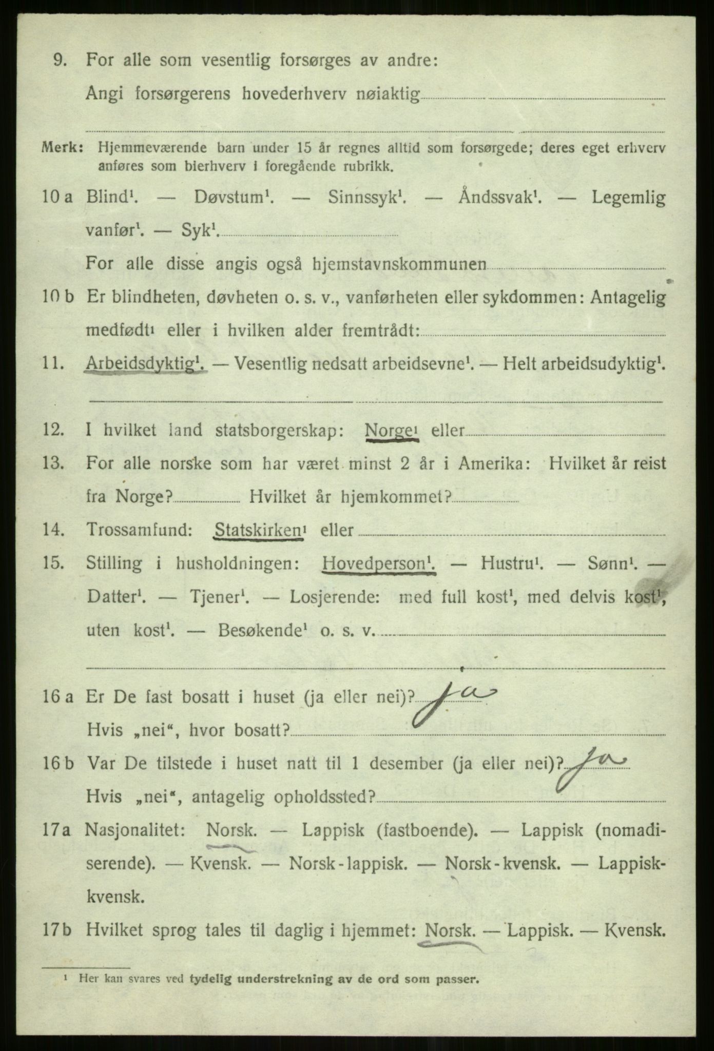 SATØ, 1920 census for Tromsøysund, 1920, p. 12183