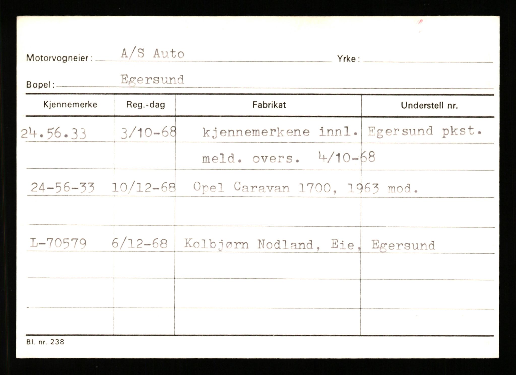 Stavanger trafikkstasjon, AV/SAST-A-101942/0/G/L0011: Registreringsnummer: 240000 - 363477, 1930-1971, p. 235