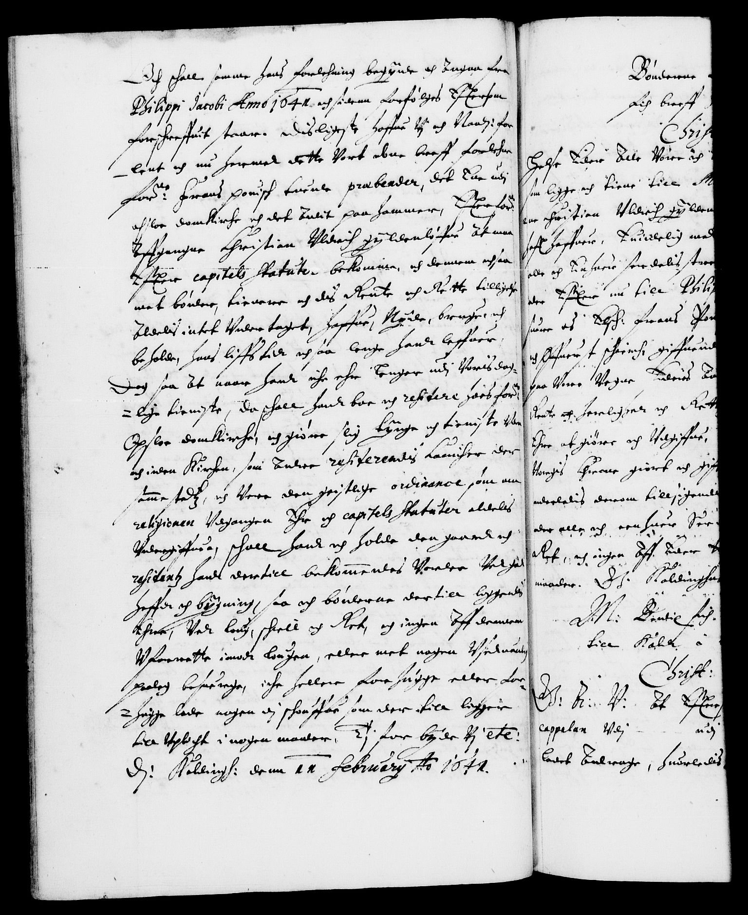 Danske Kanselli 1572-1799, AV/RA-EA-3023/F/Fc/Fca/Fcaa/L0006: Norske registre (mikrofilm), 1637-1642, p. 291b