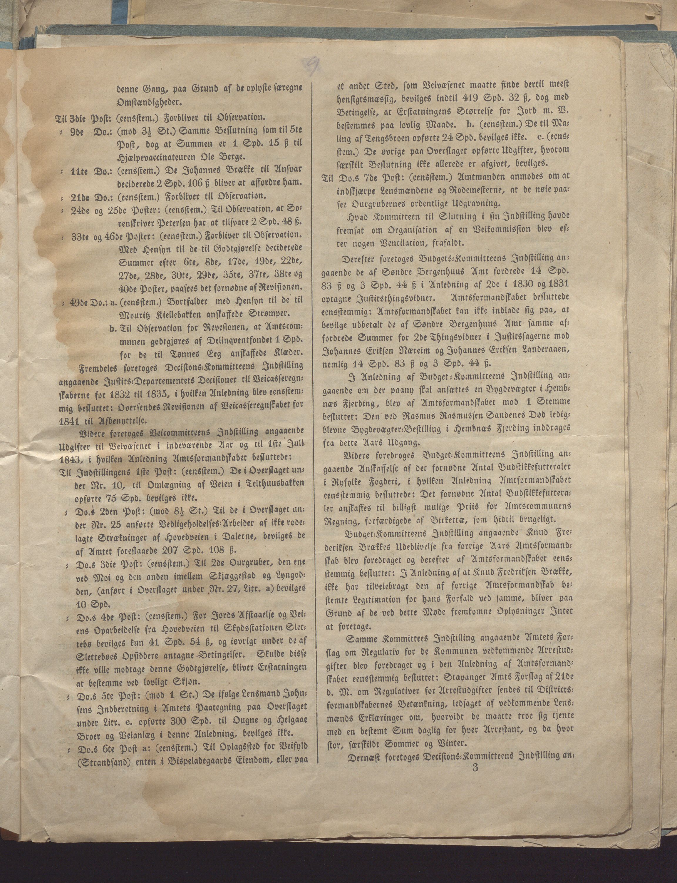 Rogaland fylkeskommune - Fylkesrådmannen , IKAR/A-900/A, 1838-1848, p. 75