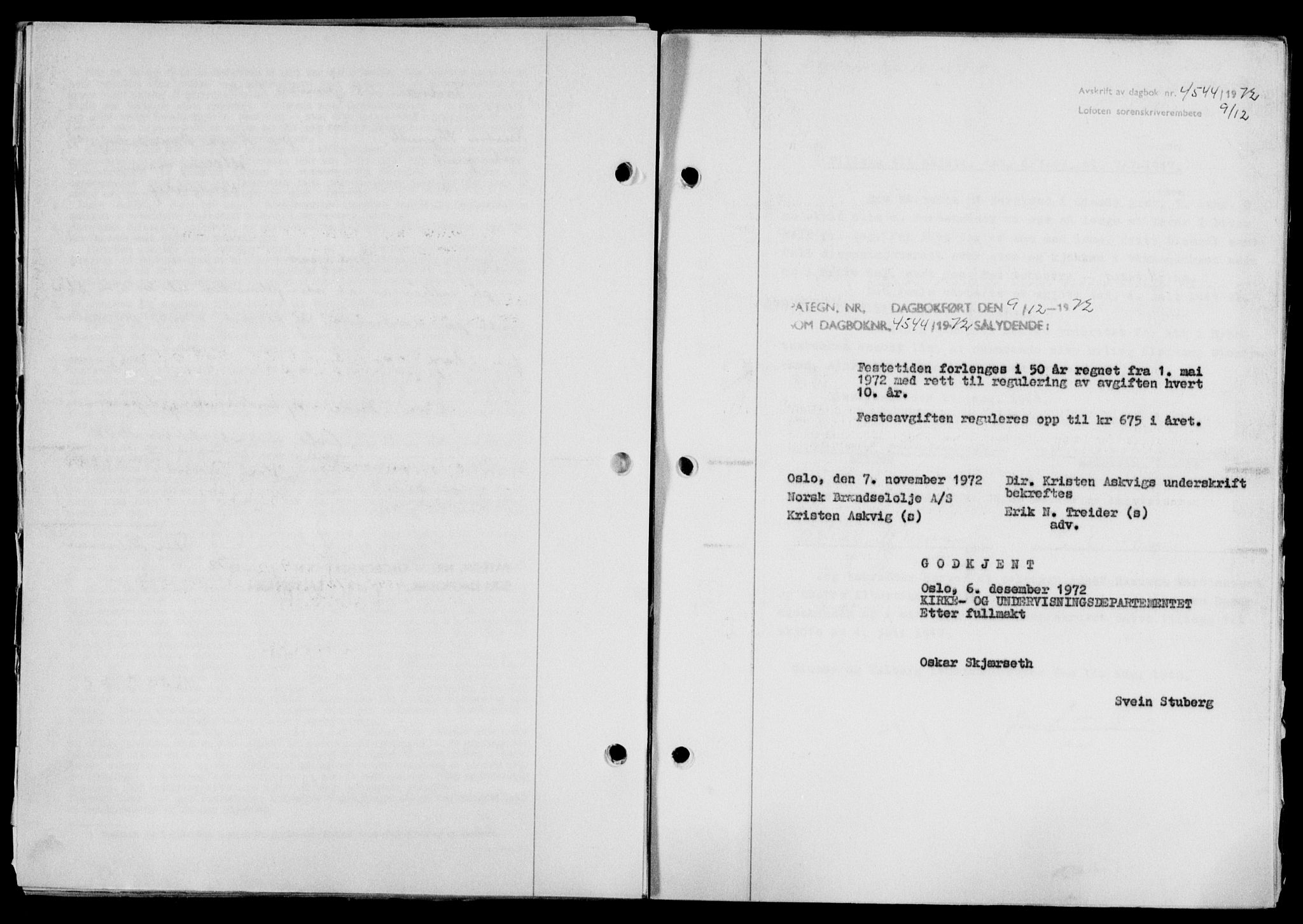 Lofoten sorenskriveri, SAT/A-0017/1/2/2C/L0019a: Mortgage book no. 19a, 1948-1948, Diary no: : 4544/1948