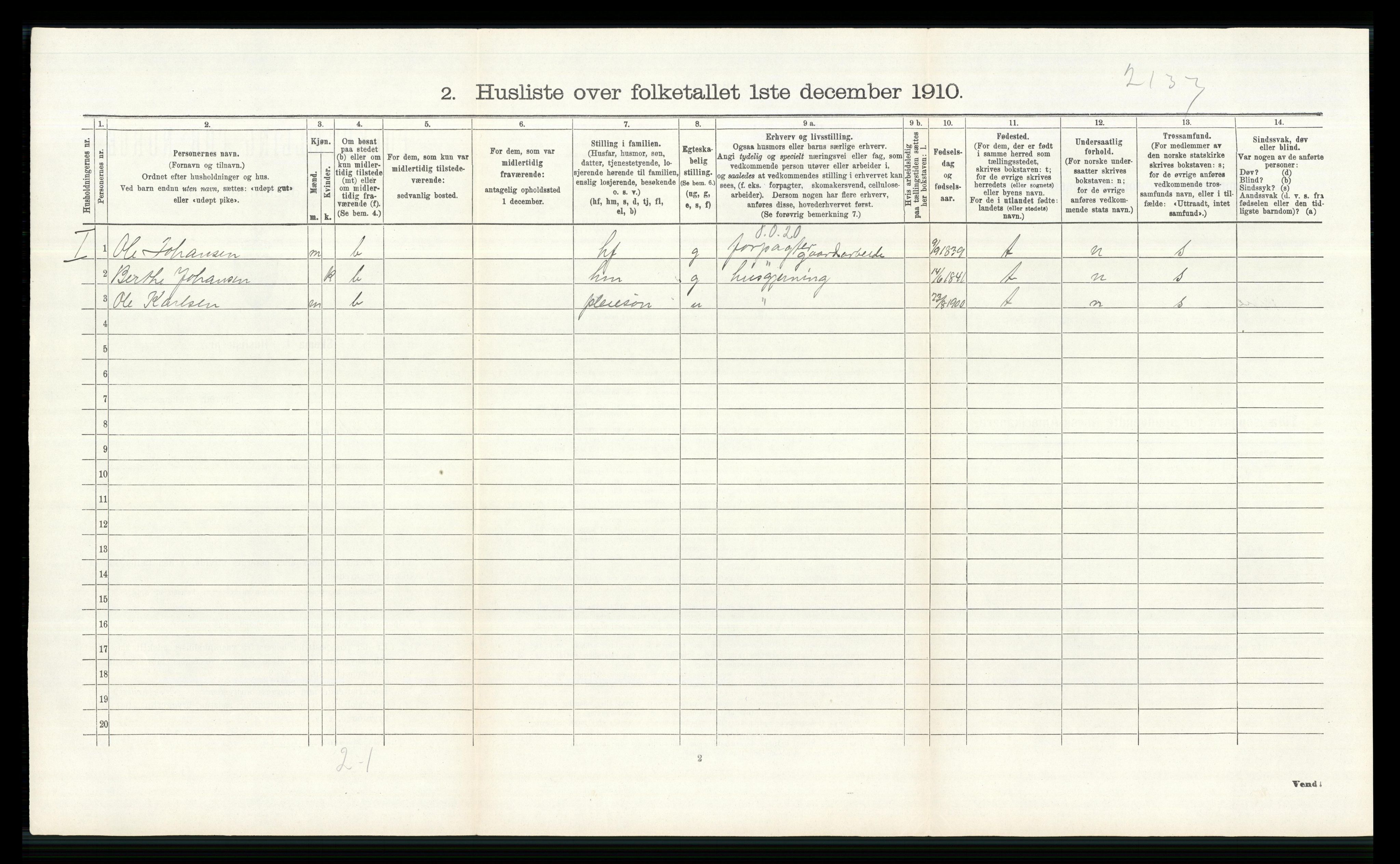 RA, 1910 census for Øvre Eiker, 1910, p. 1198