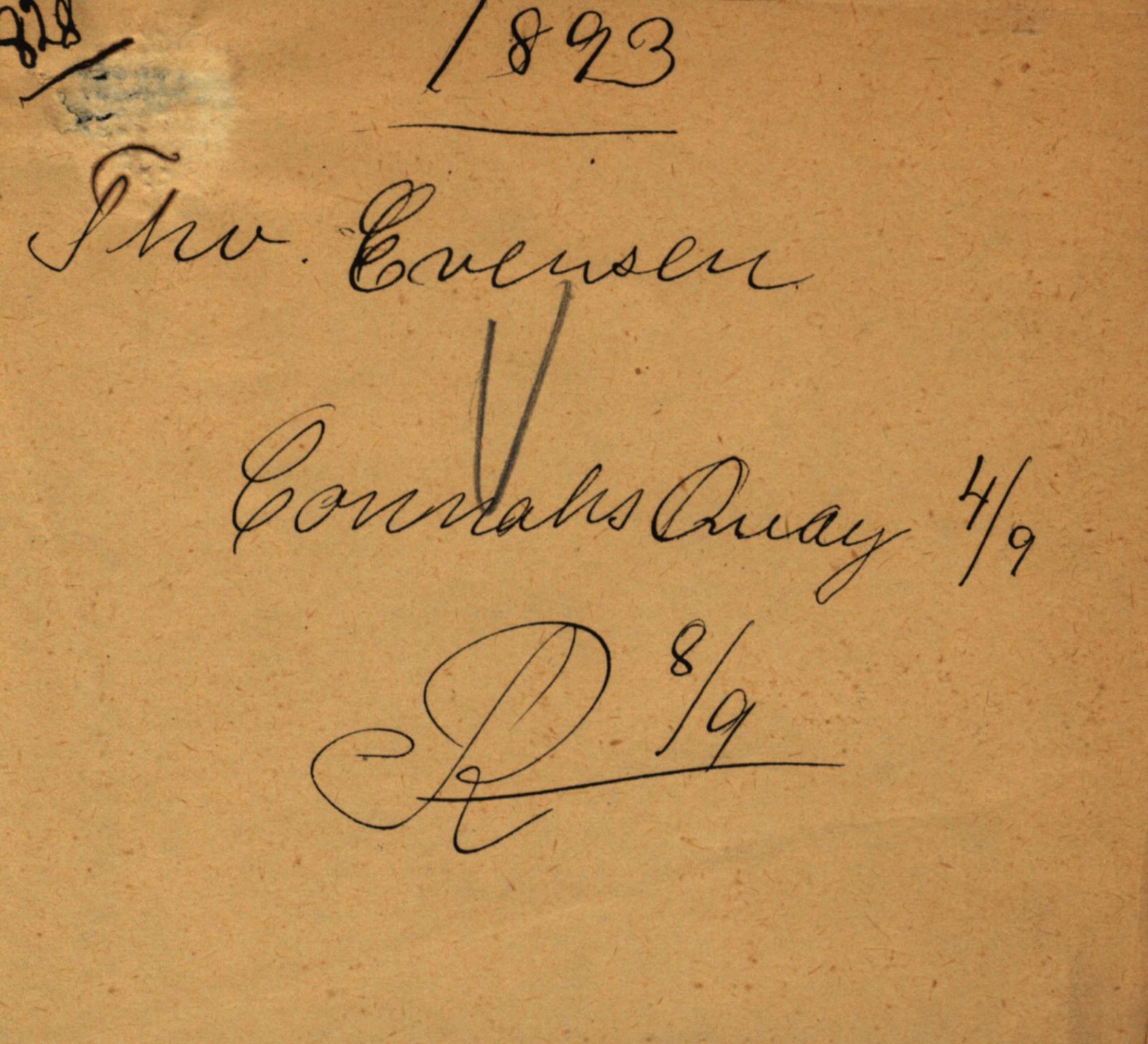 Pa 63 - Østlandske skibsassuranceforening, VEMU/A-1079/G/Ga/L0030/0001: Havaridokumenter / Leif, Korsvei, Margret, Mangerton, Mathilde, Island, Andover, 1893, p. 106