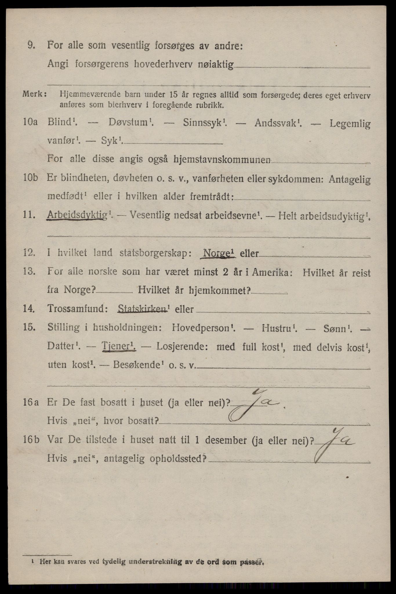 SAKO, 1920 census for Kviteseid, 1920, p. 5228