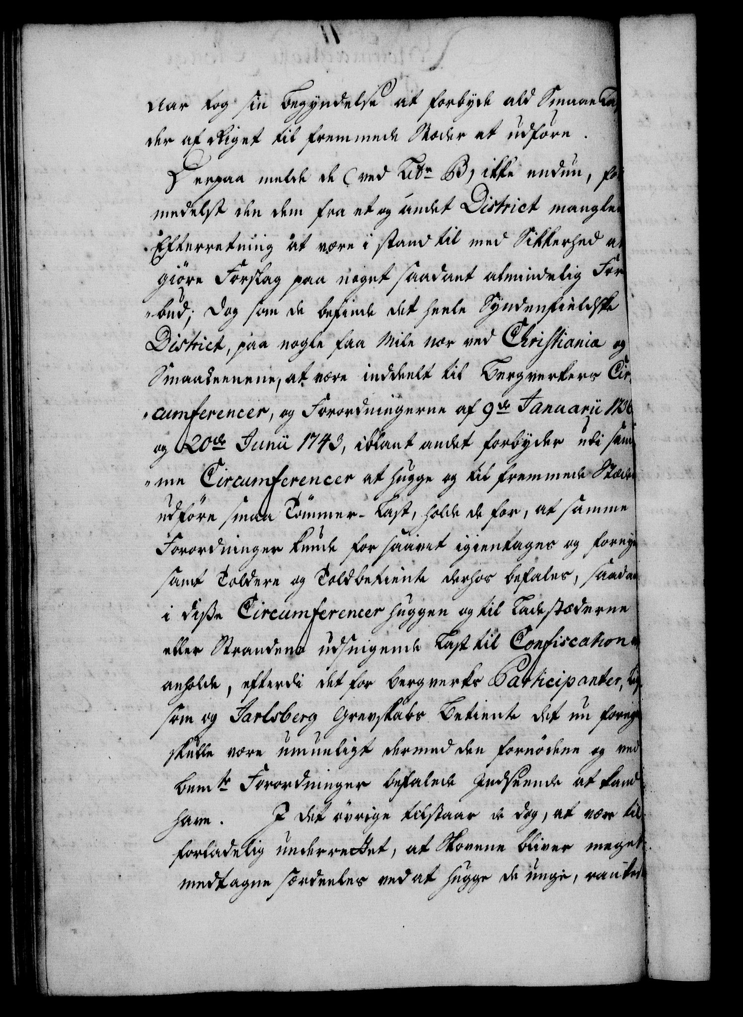 Rentekammeret, Kammerkanselliet, RA/EA-3111/G/Gf/Gfa/L0036: Norsk relasjons- og resolusjonsprotokoll (merket RK 52.36), 1754, p. 223