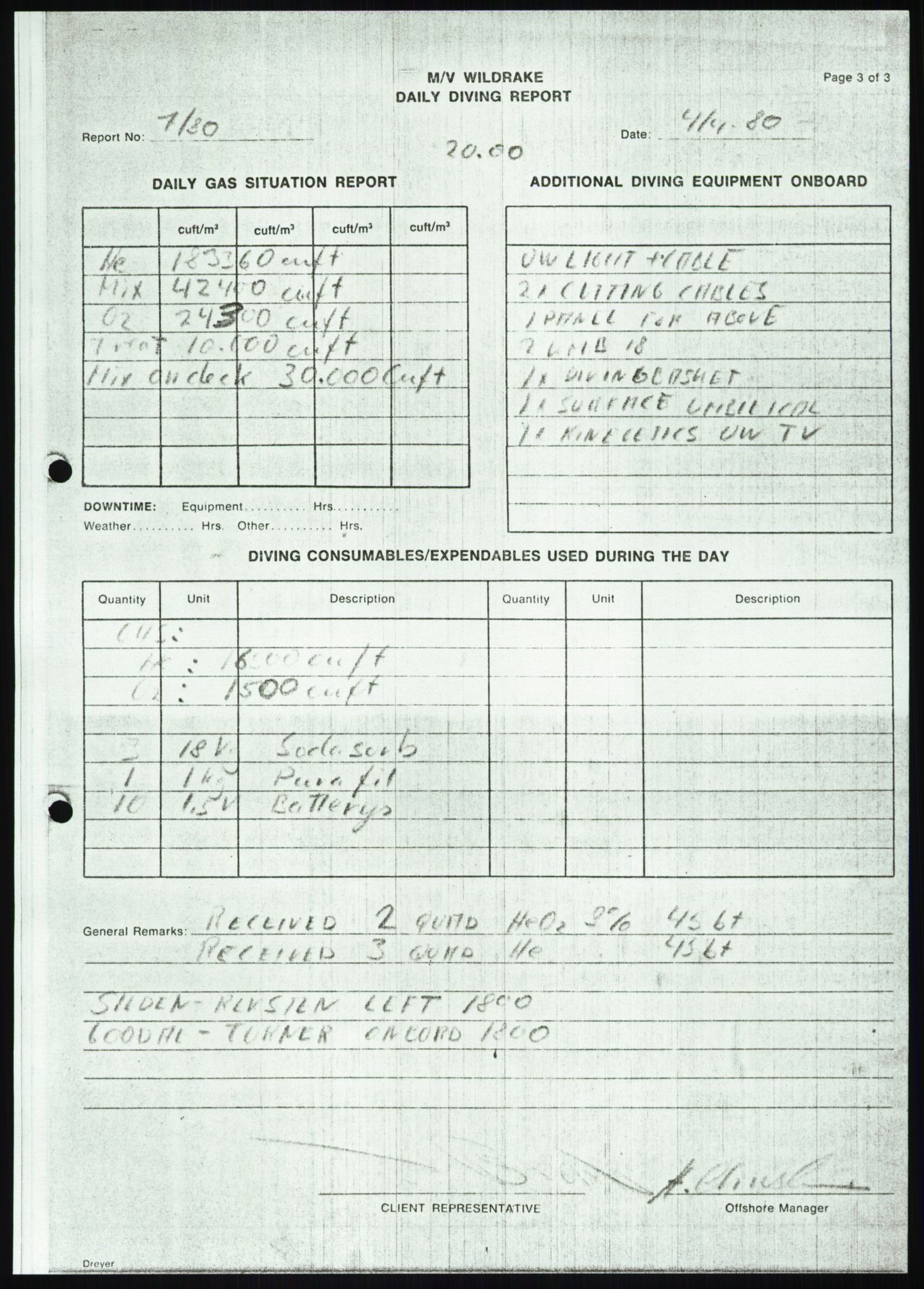 Justisdepartementet, Granskningskommisjonen ved Alexander Kielland-ulykken 27.3.1980, AV/RA-S-1165/D/L0018: R Feltopprydning (Doku.liste + R2, R4-R6 av 6), 1980-1981, p. 138
