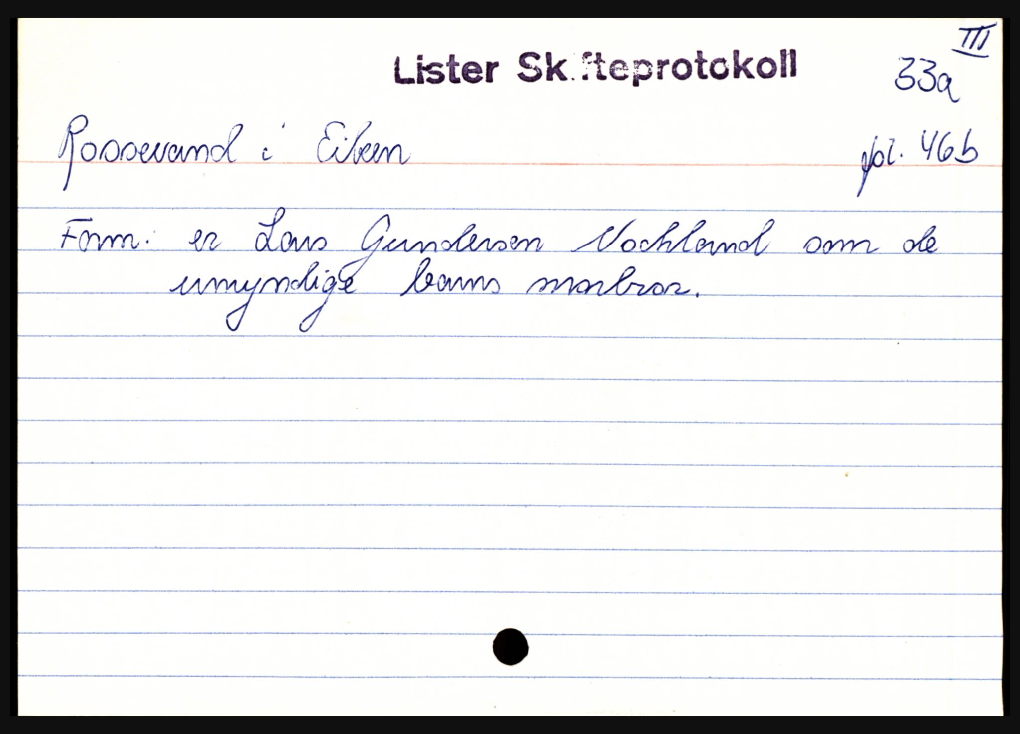 Lister sorenskriveri, AV/SAK-1221-0003/H, p. 30525