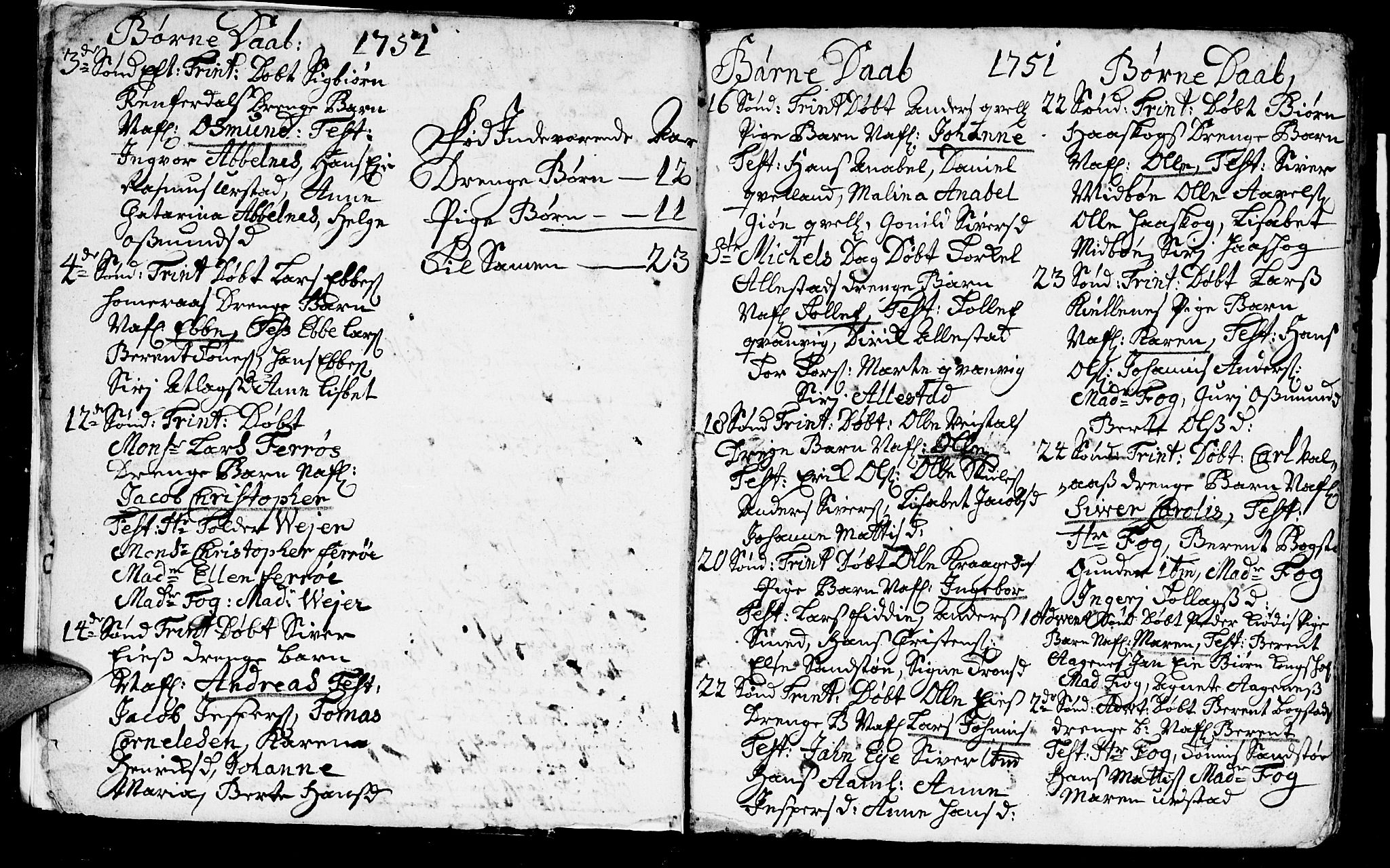 Flekkefjord sokneprestkontor, AV/SAK-1111-0012/F/Fa/Fab/L0001: Parish register (official) no. A 1, 1750-1780, p. 8-9