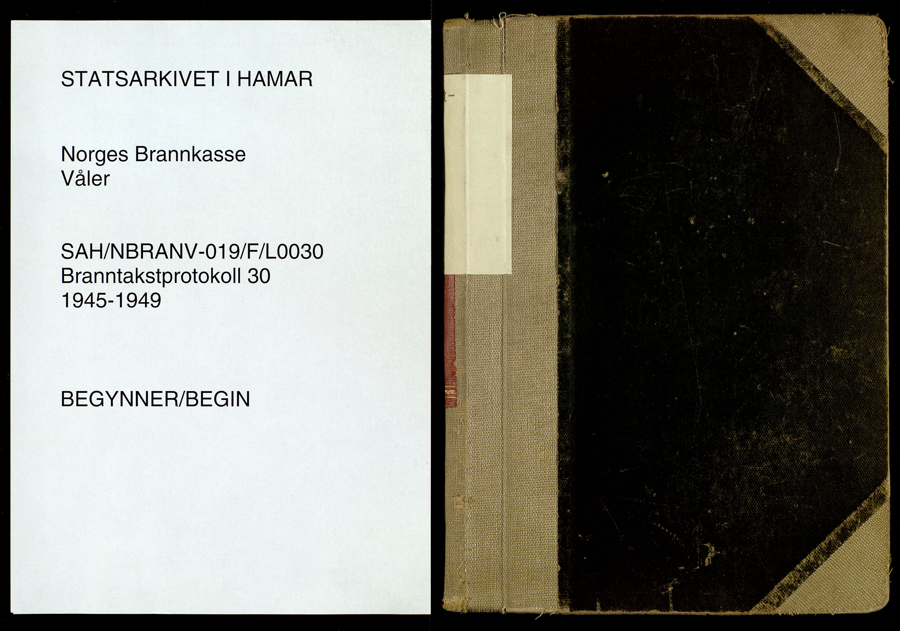 Norges Brannkasse, Våler, Hedmark, AV/SAH-NBRANV-019/F/L0030: Branntakstprotokoll, 1945-1949