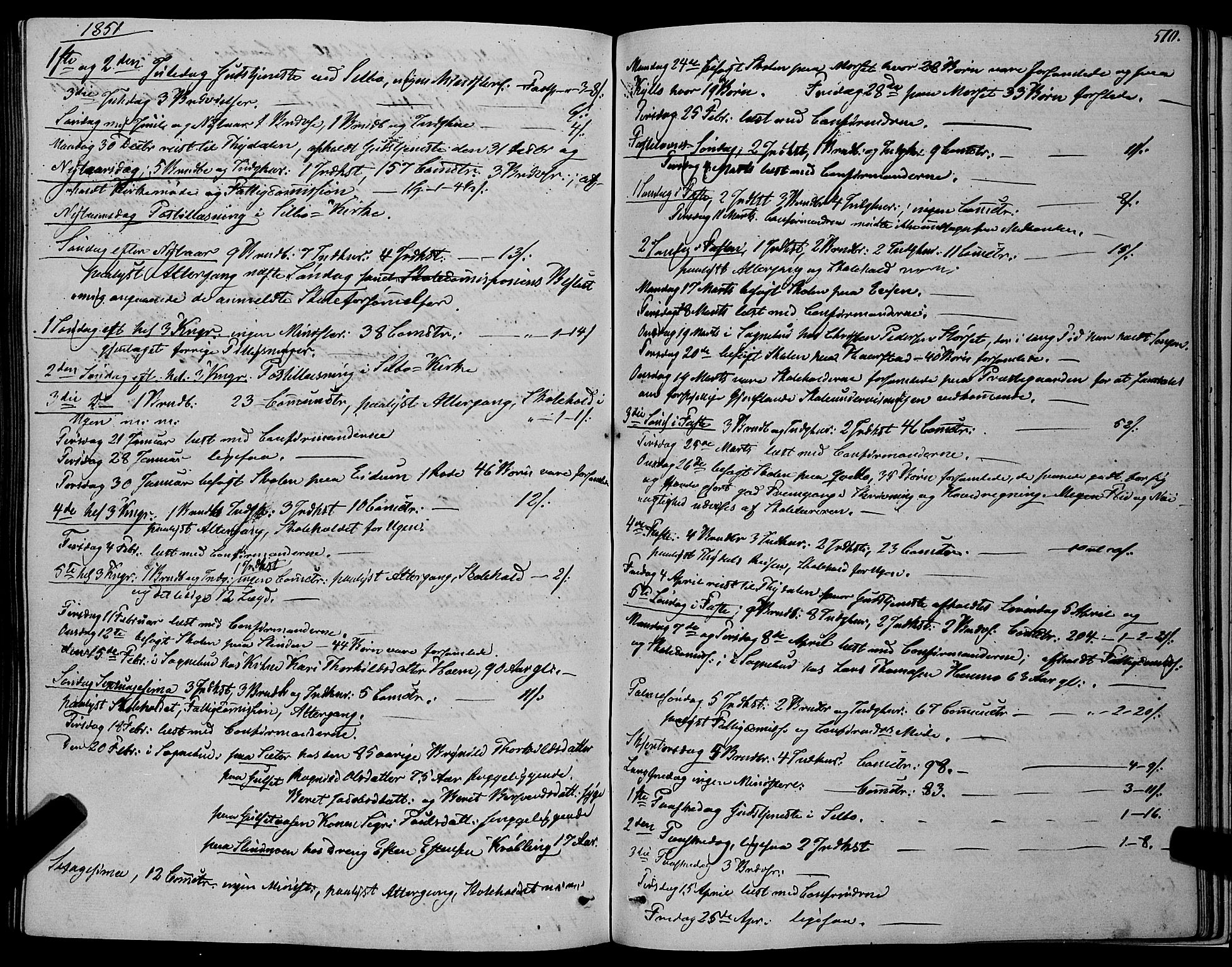 Ministerialprotokoller, klokkerbøker og fødselsregistre - Sør-Trøndelag, SAT/A-1456/695/L1145: Parish register (official) no. 695A06 /1, 1843-1859, p. 510