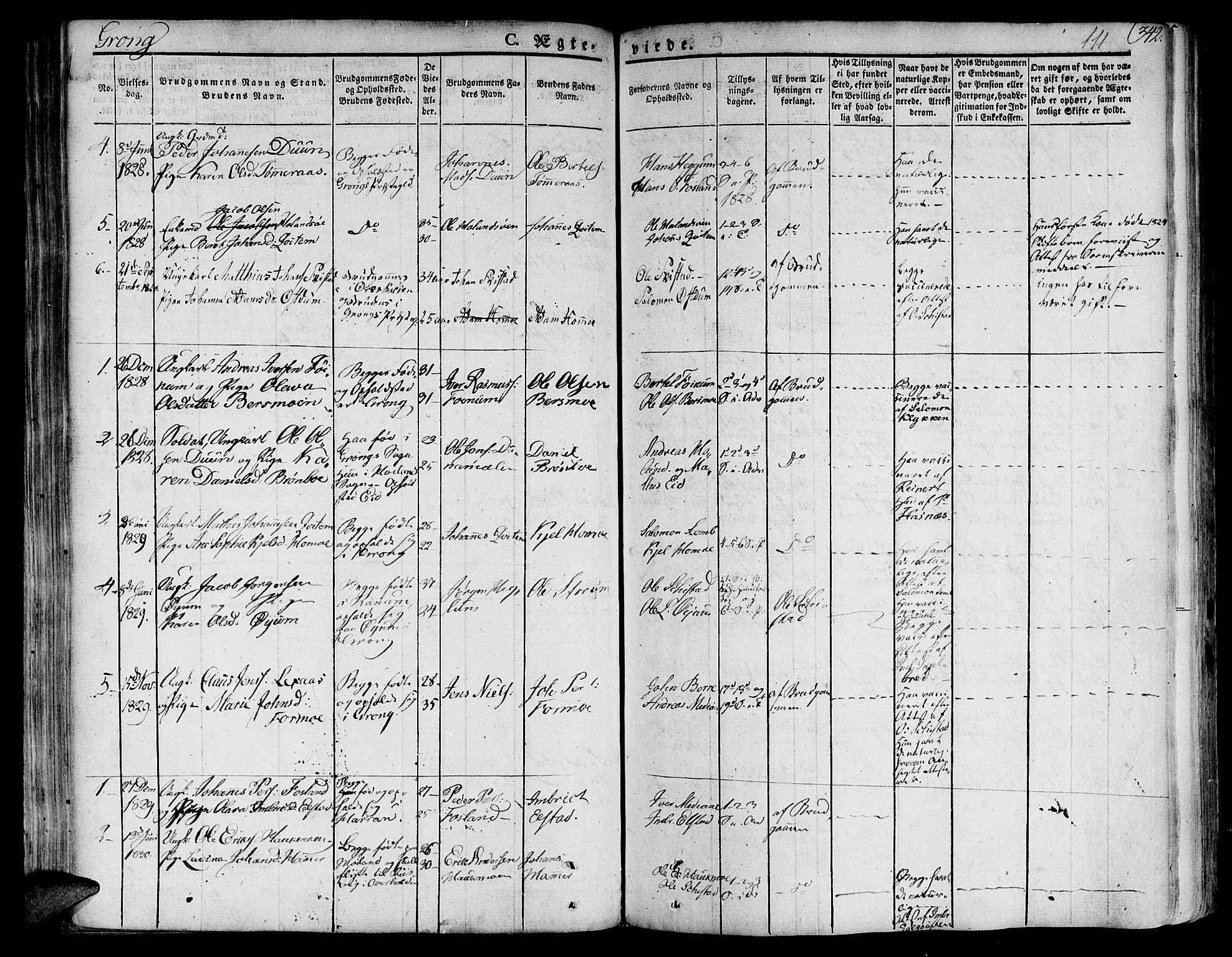 Ministerialprotokoller, klokkerbøker og fødselsregistre - Nord-Trøndelag, SAT/A-1458/758/L0510: Parish register (official) no. 758A01 /1, 1821-1841, p. 111