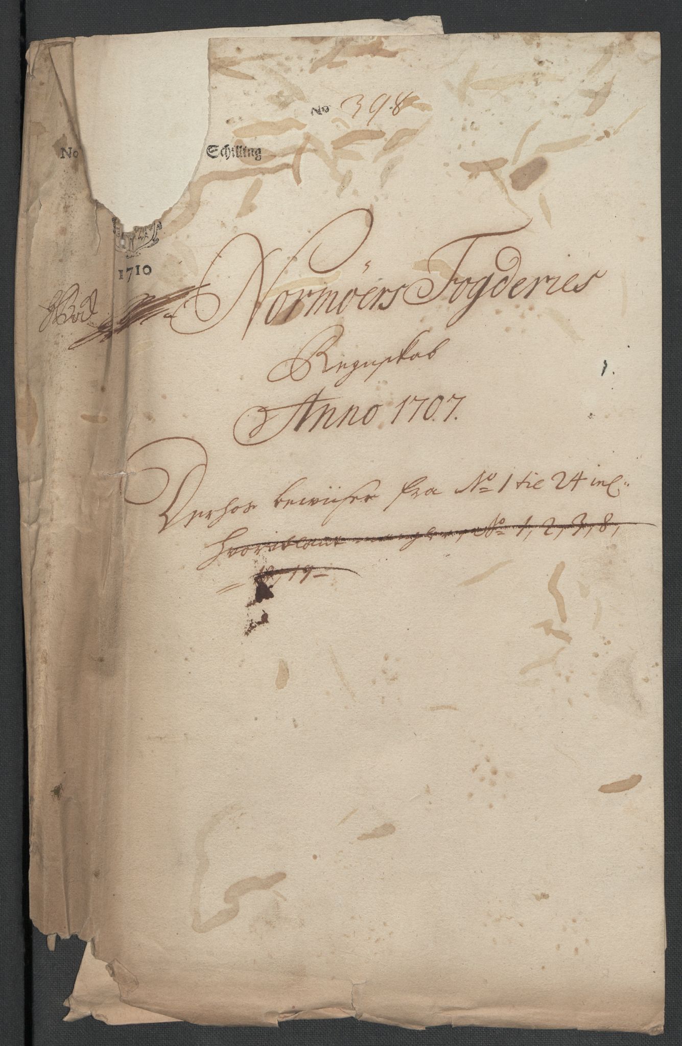 Rentekammeret inntil 1814, Reviderte regnskaper, Fogderegnskap, AV/RA-EA-4092/R56/L3742: Fogderegnskap Nordmøre, 1706-1707, p. 177