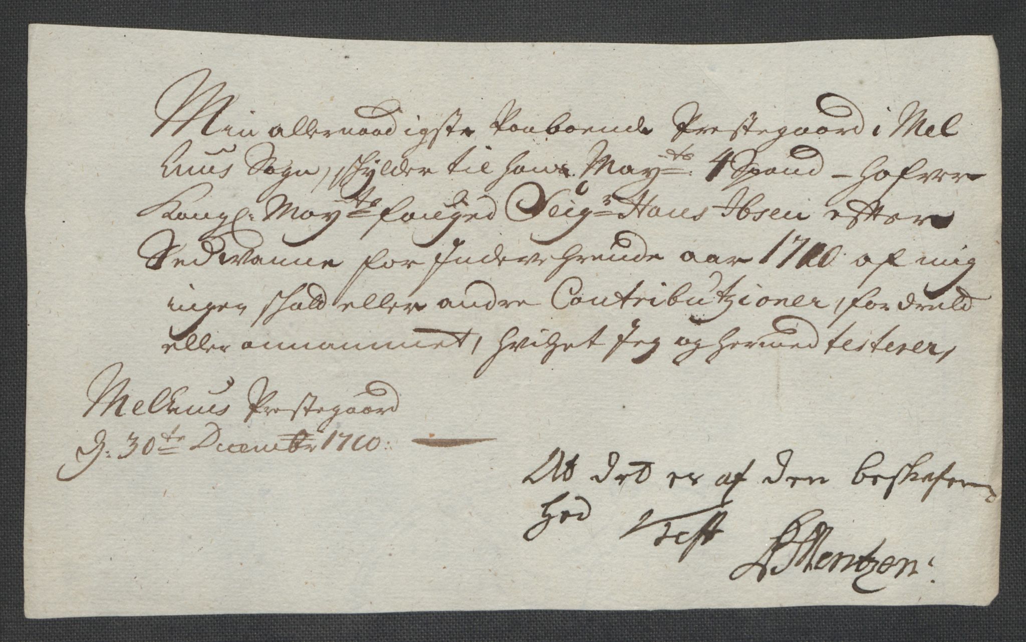 Rentekammeret inntil 1814, Reviderte regnskaper, Fogderegnskap, RA/EA-4092/R60/L3960: Fogderegnskap Orkdal og Gauldal, 1710, p. 395