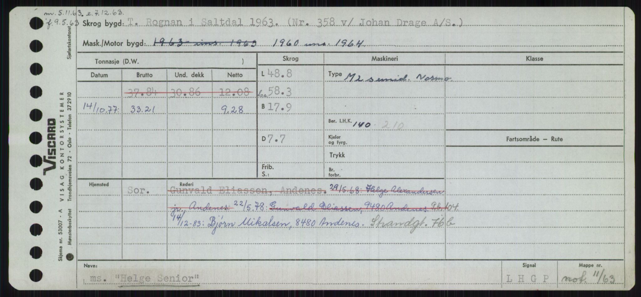 Sjøfartsdirektoratet med forløpere, Skipsmålingen, AV/RA-S-1627/H/Ha/L0002/0002: Fartøy, Eik-Hill / Fartøy, G-Hill, p. 793