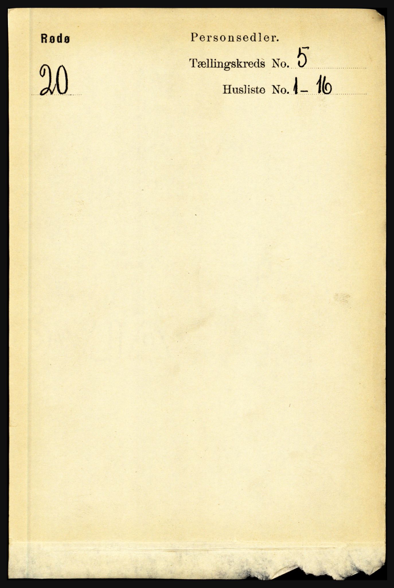 RA, 1891 census for 1836 Rødøy, 1891, p. 2430