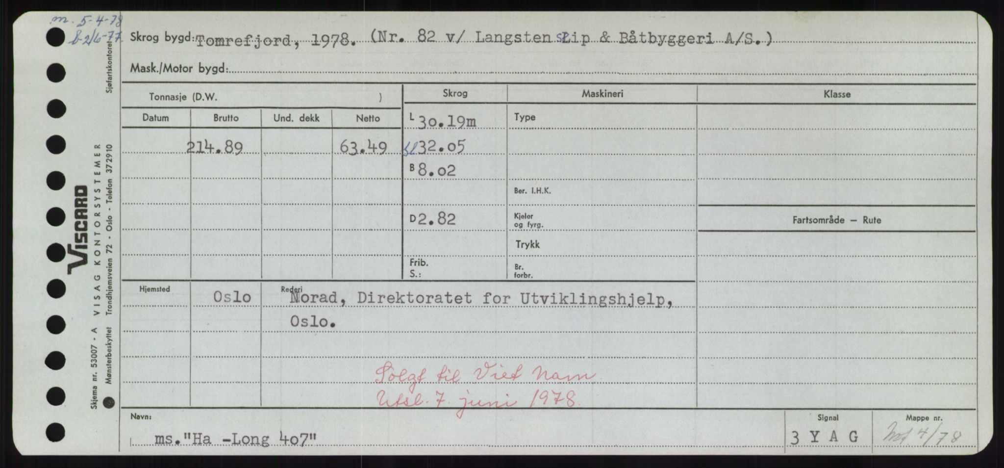 Sjøfartsdirektoratet med forløpere, Skipsmålingen, AV/RA-S-1627/H/Hd/L0014: Fartøy, H-Havl, p. 27
