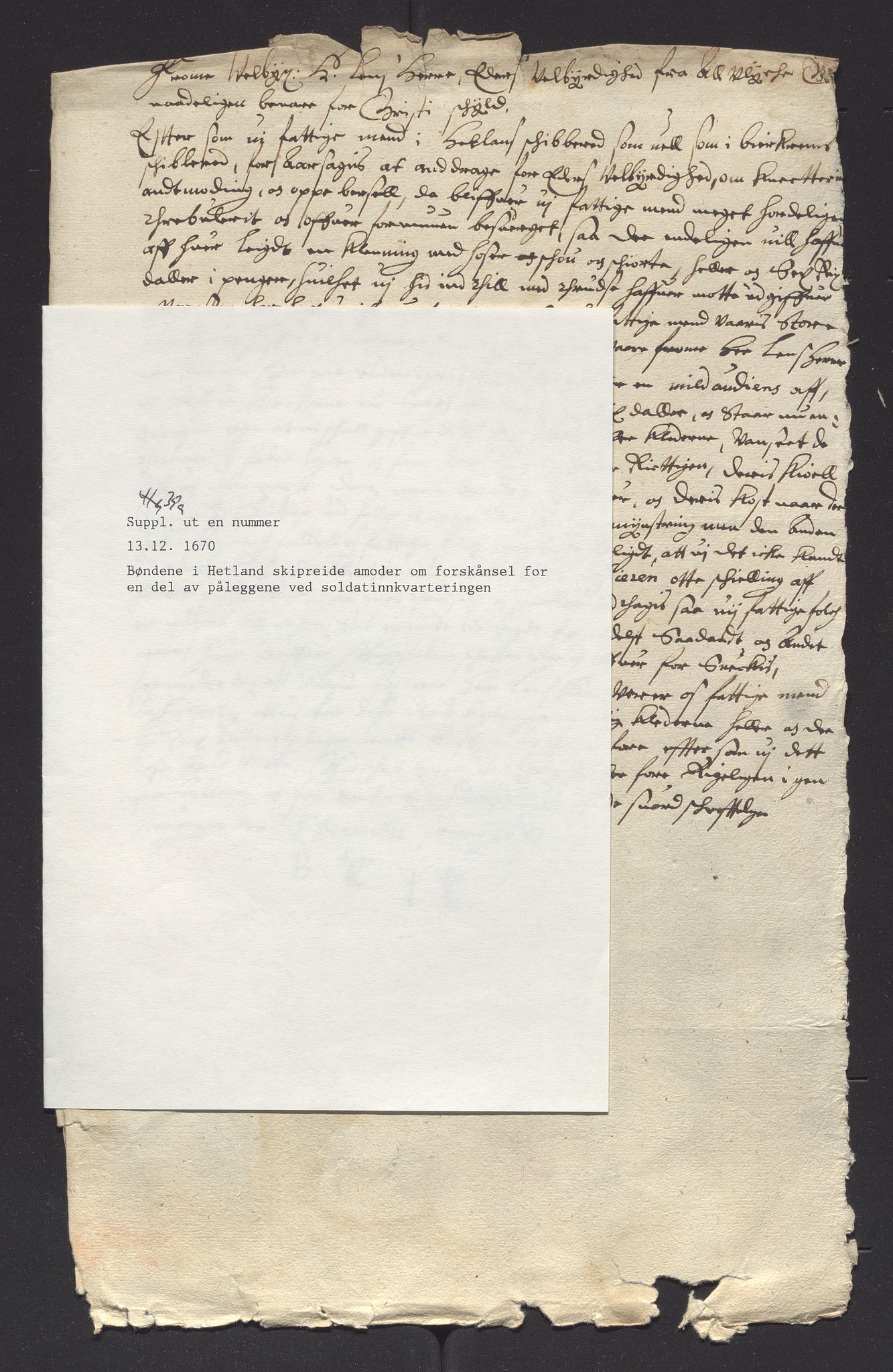 Stavanger len, AV/SAST-A-101870/Ob/L0042: Diverse, 1665-1670, p. 201