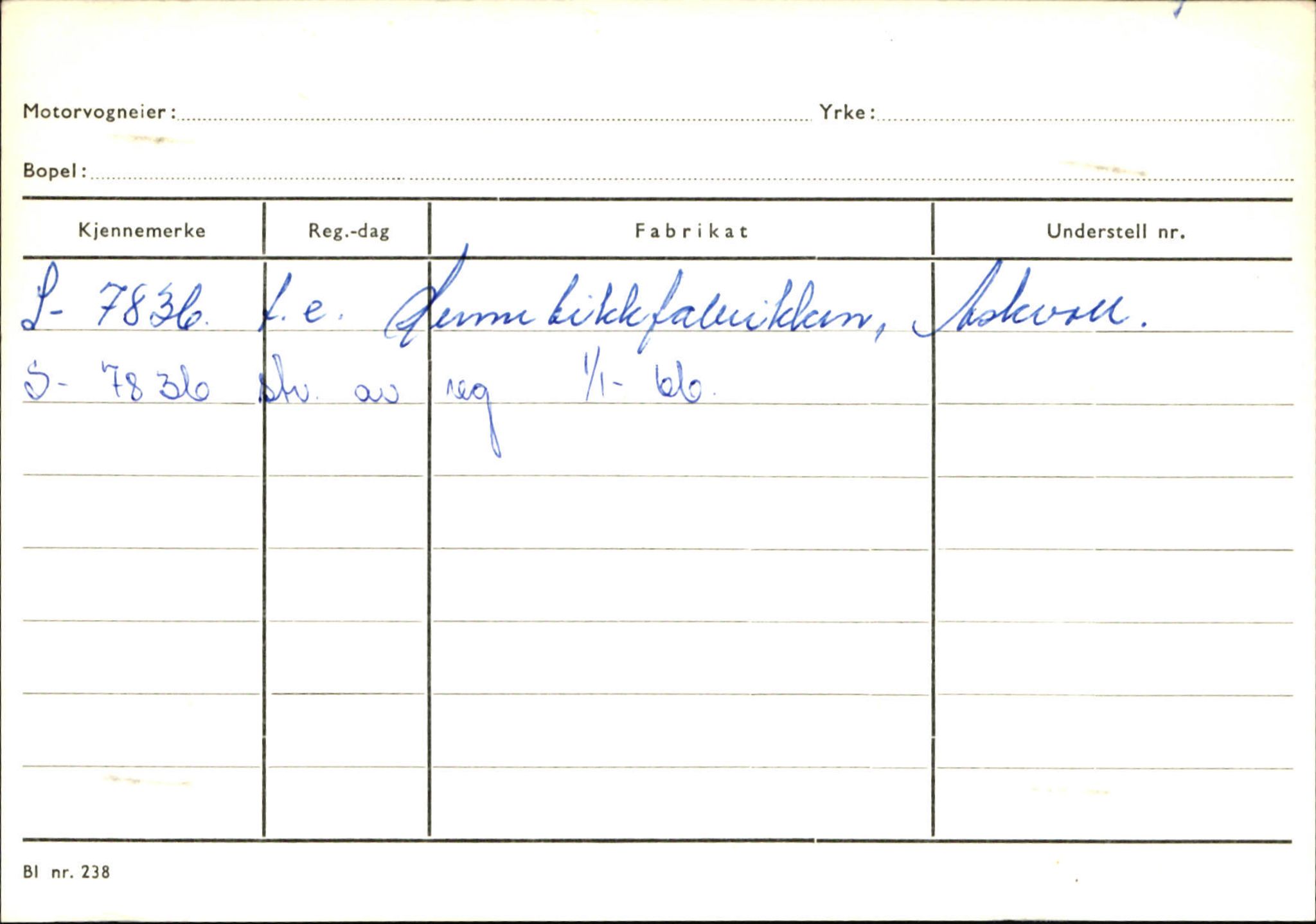 Statens vegvesen, Sogn og Fjordane vegkontor, AV/SAB-A-5301/4/F/L0132: Eigarregister Askvoll A-Å. Balestrand A-Å, 1945-1975, p. 464