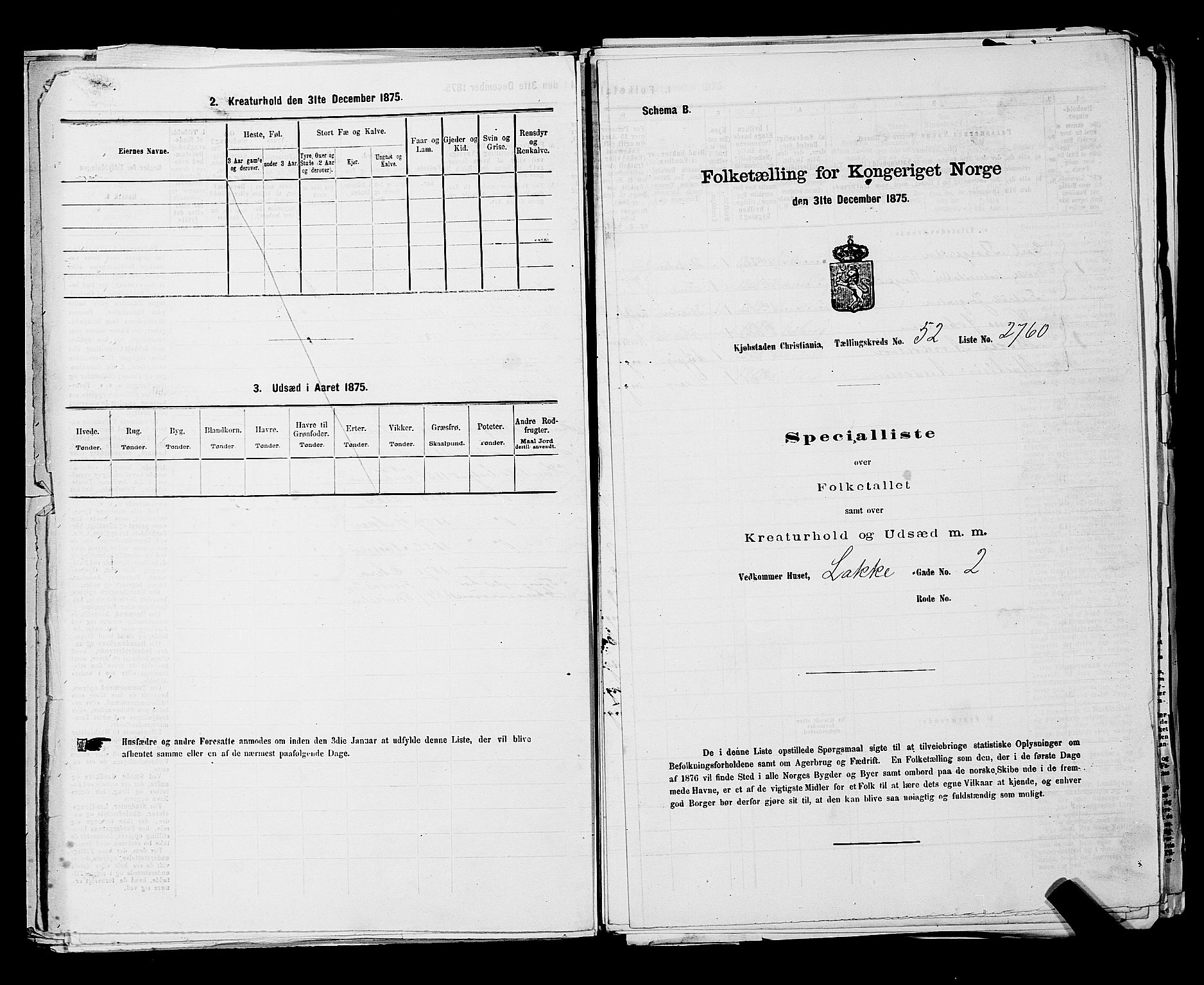 RA, 1875 census for 0301 Kristiania, 1875, p. 7776