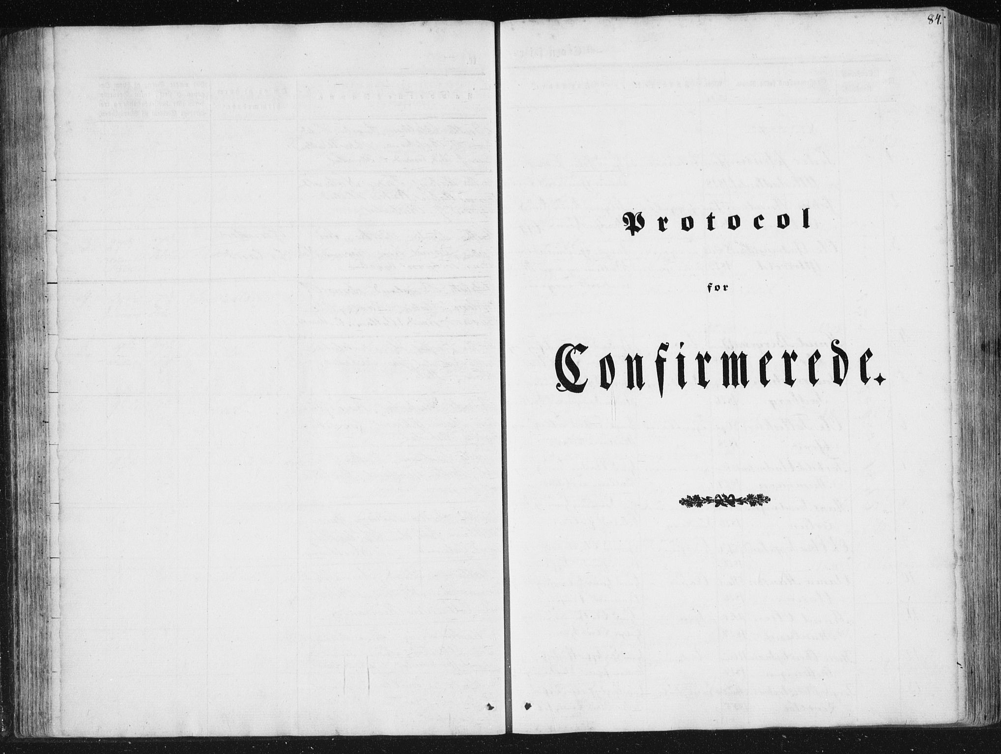 Hjelmeland sokneprestkontor, SAST/A-101843/01/IV/L0008: Parish register (official) no. A 8, 1842-1861, p. 84