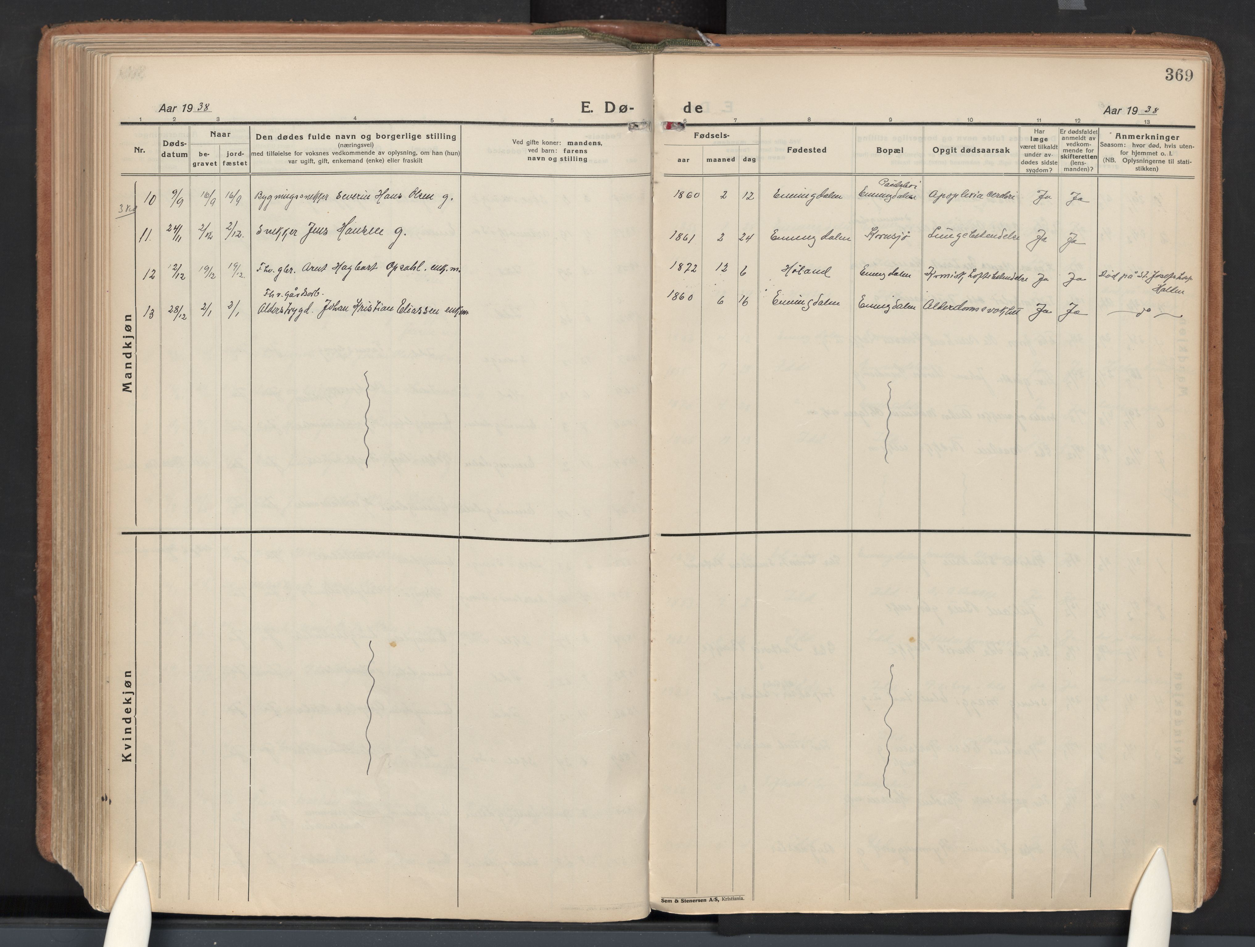 Idd prestekontor Kirkebøker, AV/SAO-A-10911/F/Fb/L0003: Parish register (official) no. II 3, 1923-1972, p. 369