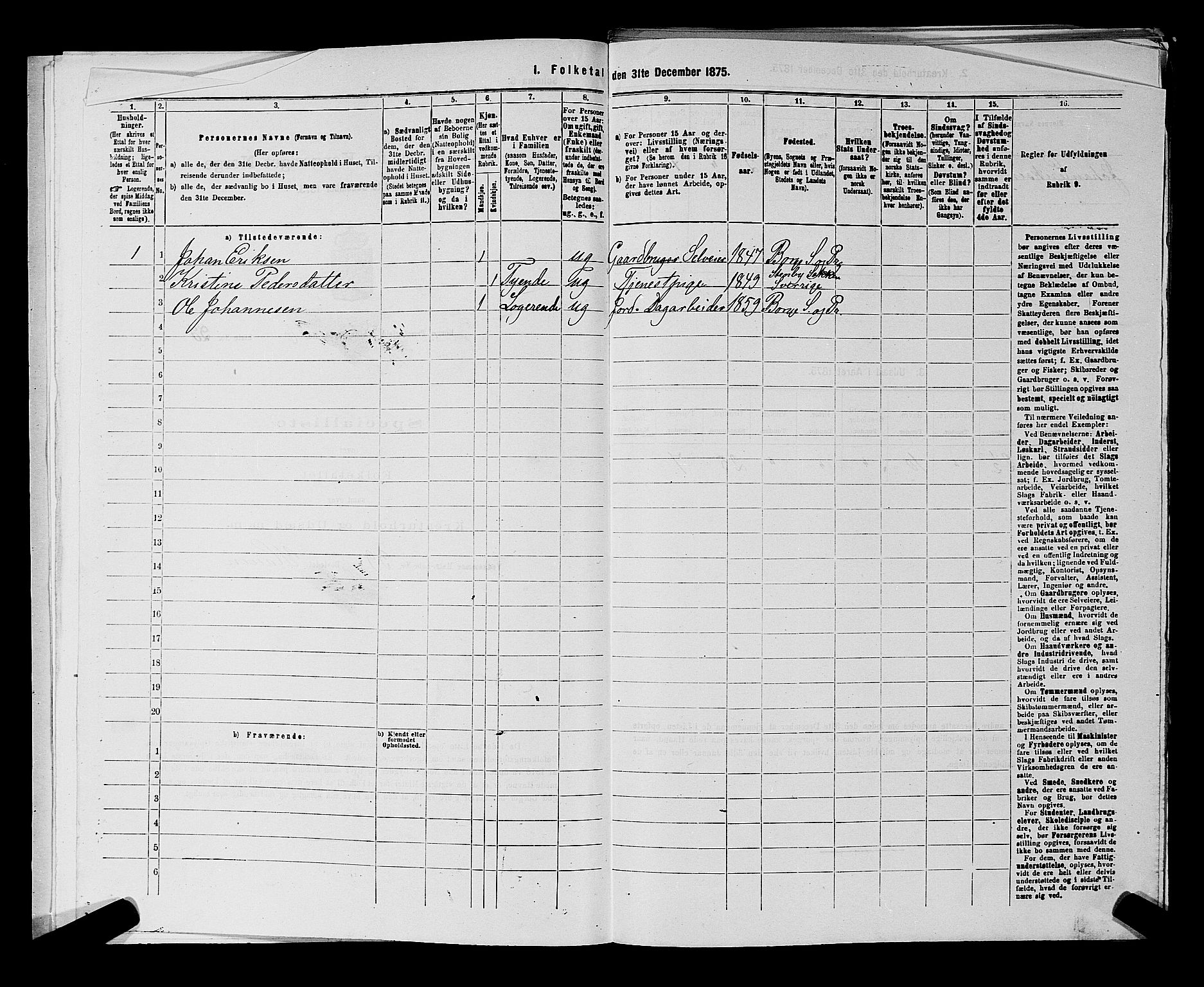 RA, 1875 census for 0113P Borge, 1875, p. 832