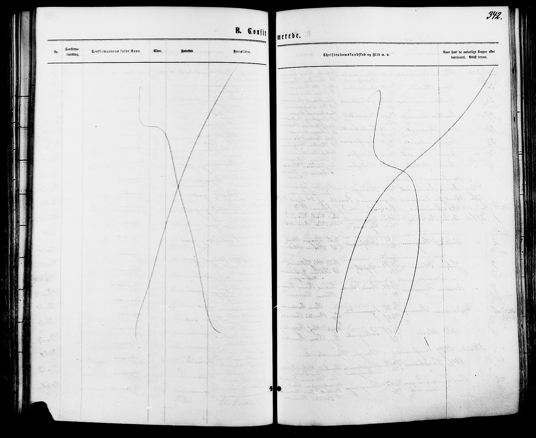 Vinger prestekontor, AV/SAH-PREST-024/H/Ha/Haa/L0012: Parish register (official) no. 12, 1871-1880, p. 342