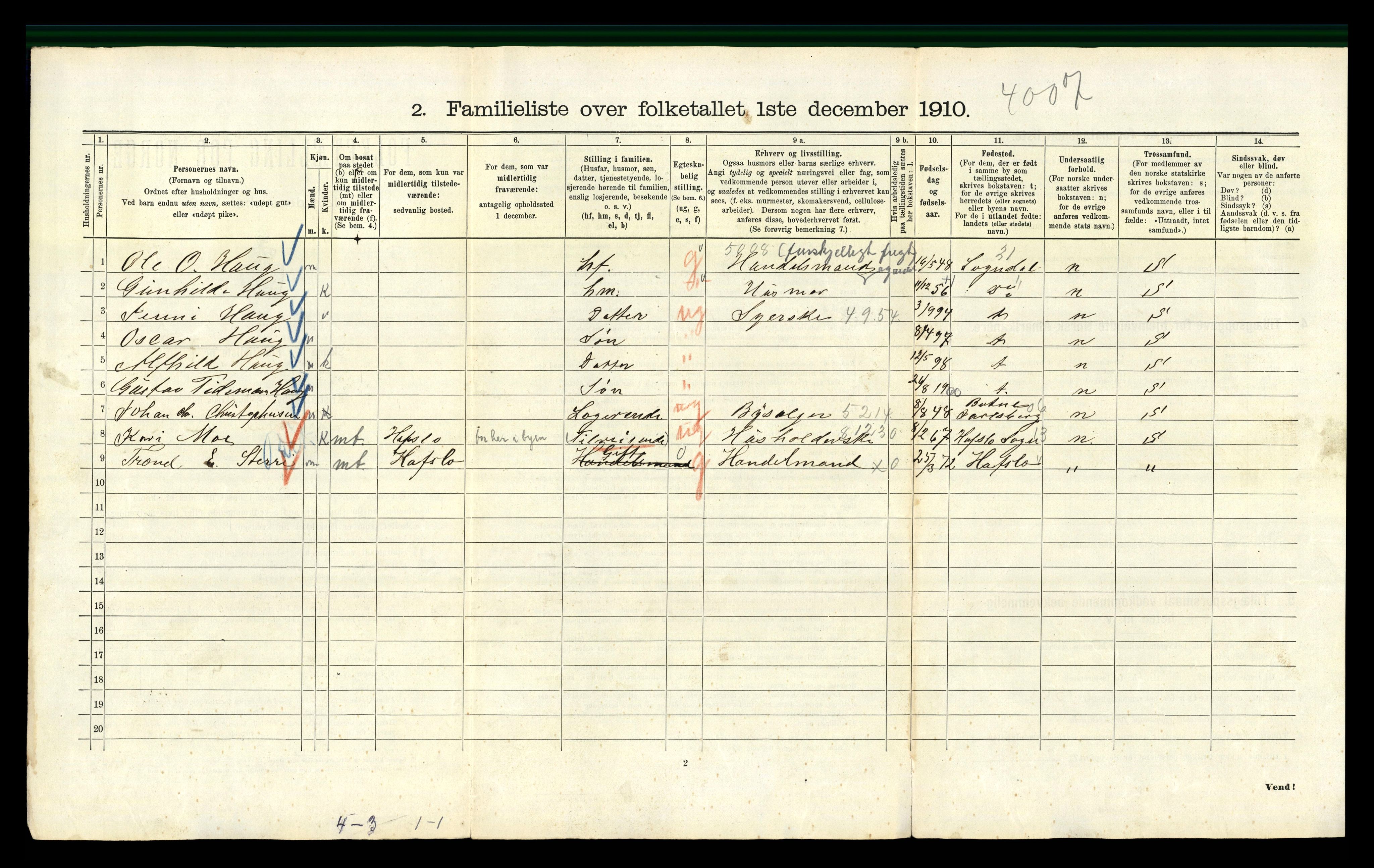 RA, 1910 census for Kristiania, 1910, p. 72158