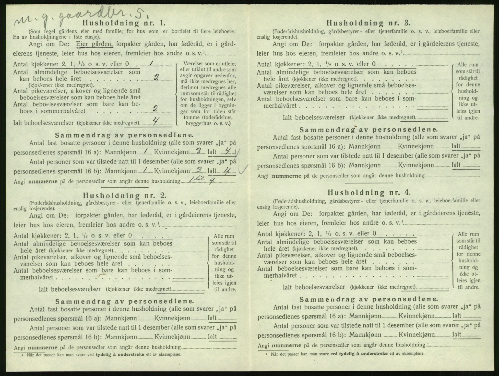 SAT, 1920 census for Skodje, 1920, p. 546