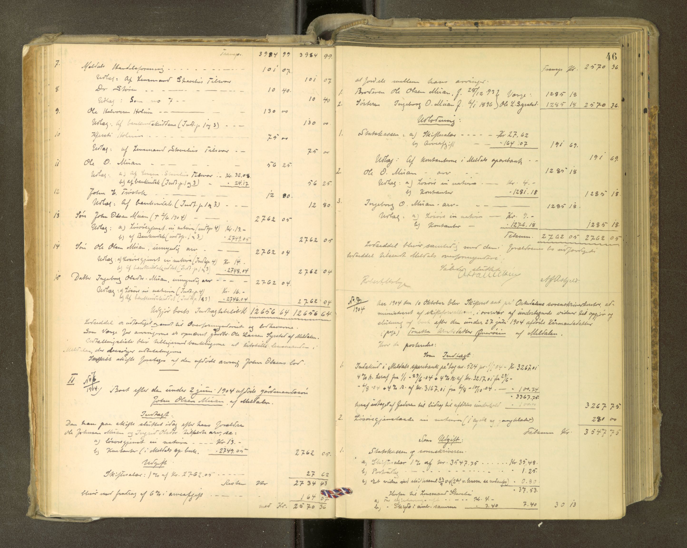 Orkdal sorenskriveri, AV/SAT-A-4169/1/3/3Aa/L0015: Skifteprotokoller, 1902-1915, p. 45b-46a