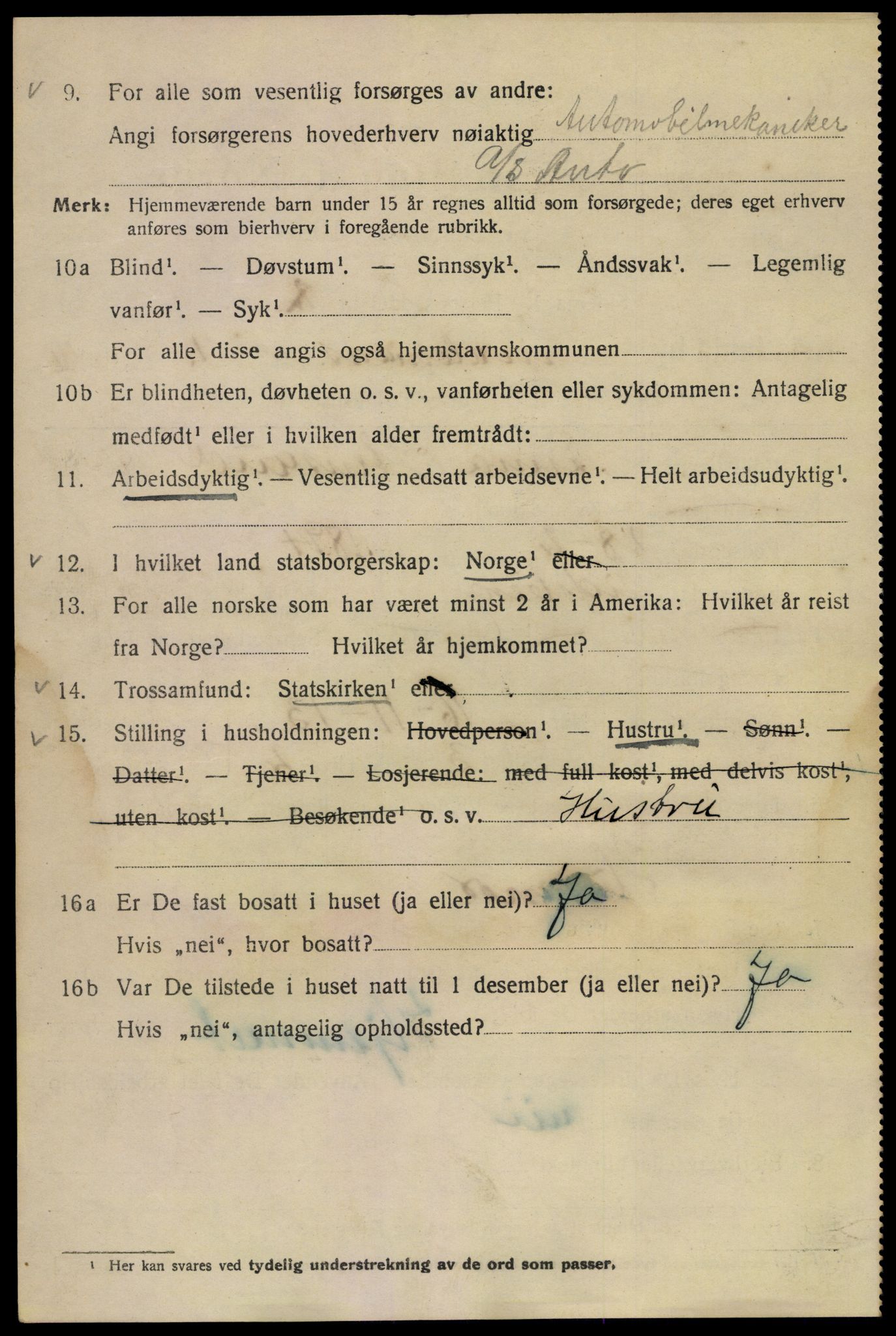 SAO, 1920 census for Kristiania, 1920, p. 364740