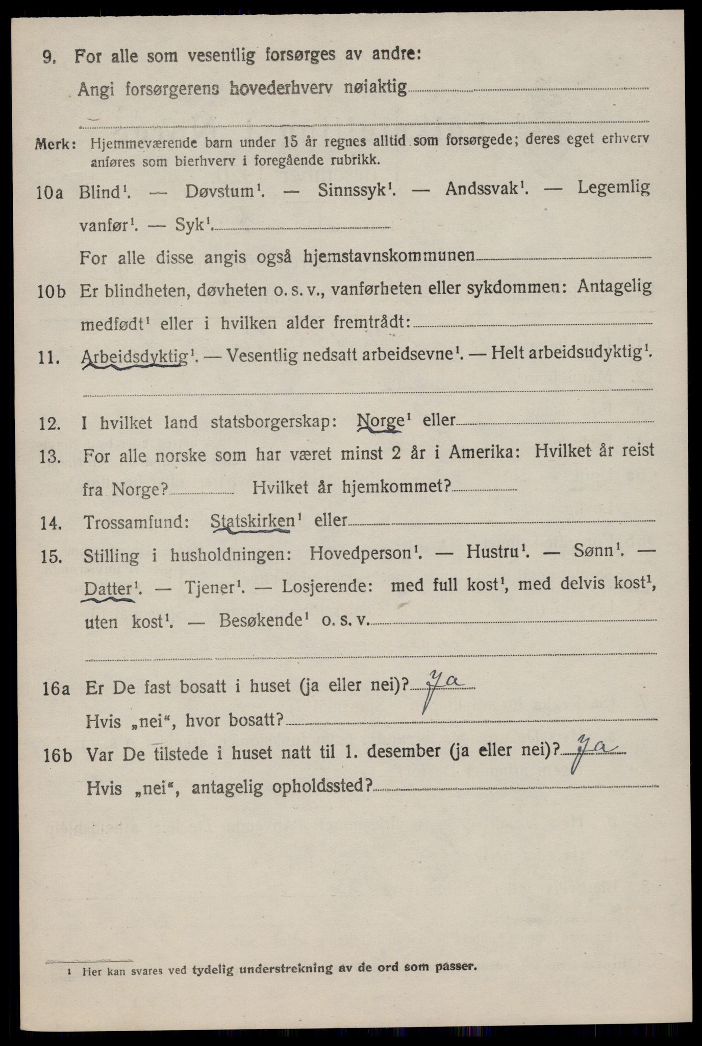 SAKO, 1920 census for Kviteseid, 1920, p. 5244