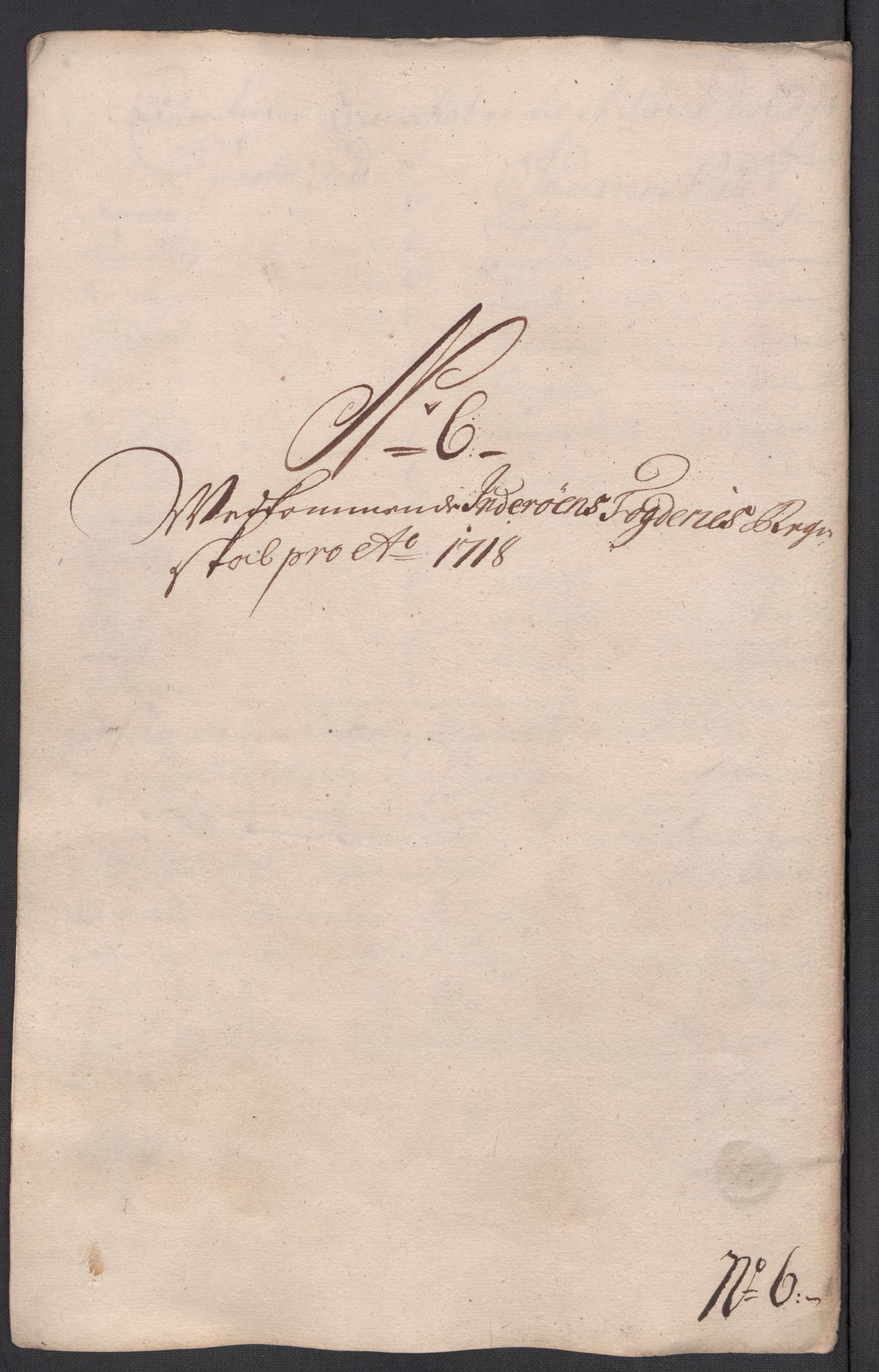 Rentekammeret inntil 1814, Reviderte regnskaper, Fogderegnskap, RA/EA-4092/R63/L4326: Fogderegnskap Inderøy, 1718, p. 131